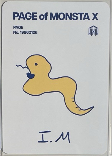 任創均的上身 蔡亨願的下身 卡背是任創均畫的蛇