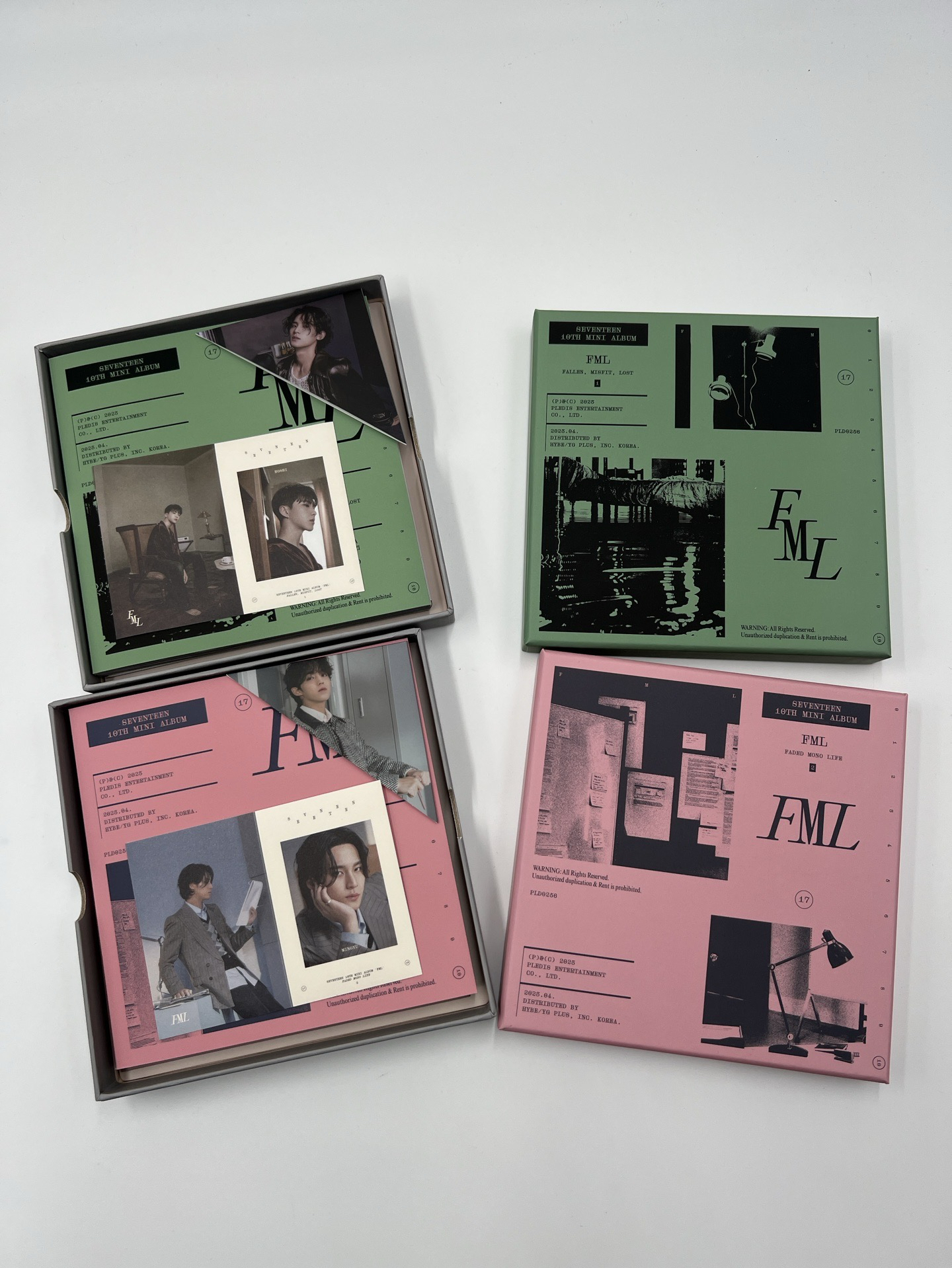 Seventeen MINI10 粉綠版空專