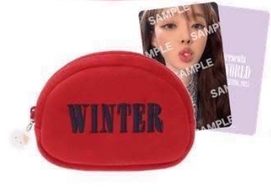 aespa 日本FM場週 化妝包冬 髮夾冬 Winter