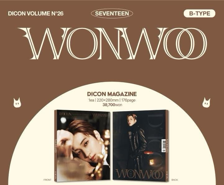 DICON VOLUME N°26 SEVENTEEN WONWOO (B TYPE) 全圓佑B版