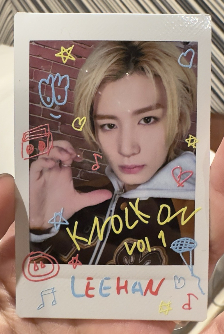 Knock On 巡迴 隨機卡 日巡 塗鴉 拍立得 李涵 桐儇 LEEHAN