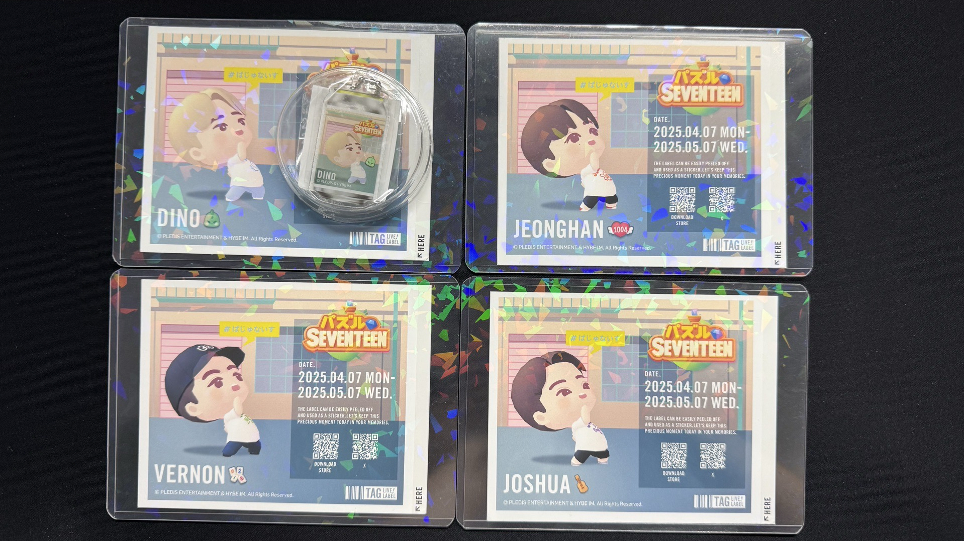 Puzzle SVT販賣機貼紙 吊飾