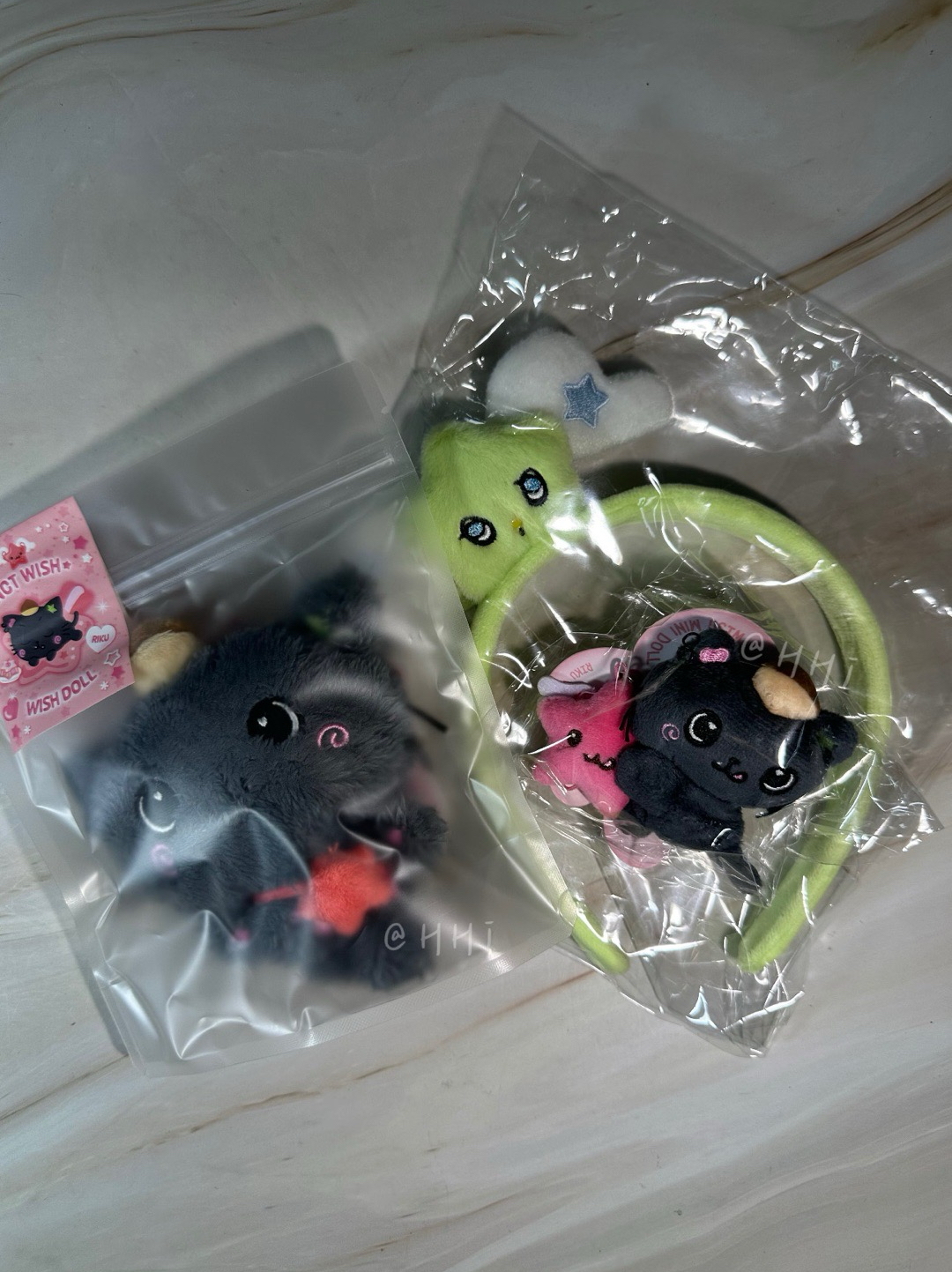 Kuri組合（娃+手燈娃+wichu髮箍）