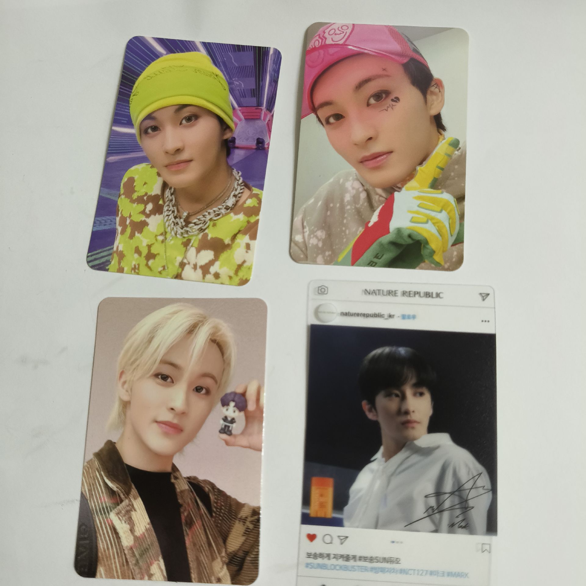 NCT 馬克 隨機卡 公仔卡 代言卡