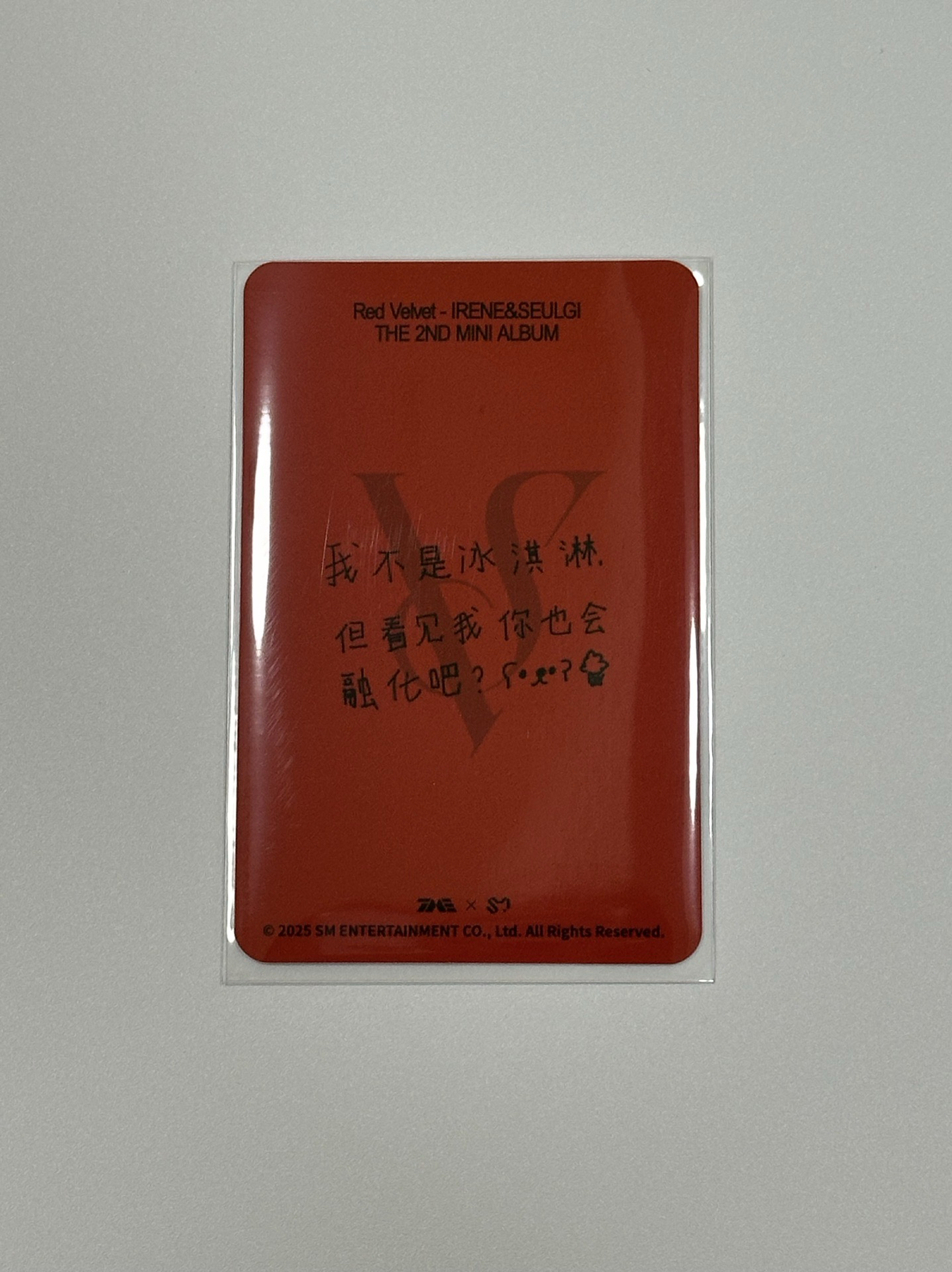 Seulgi 四星卡 中文卡背