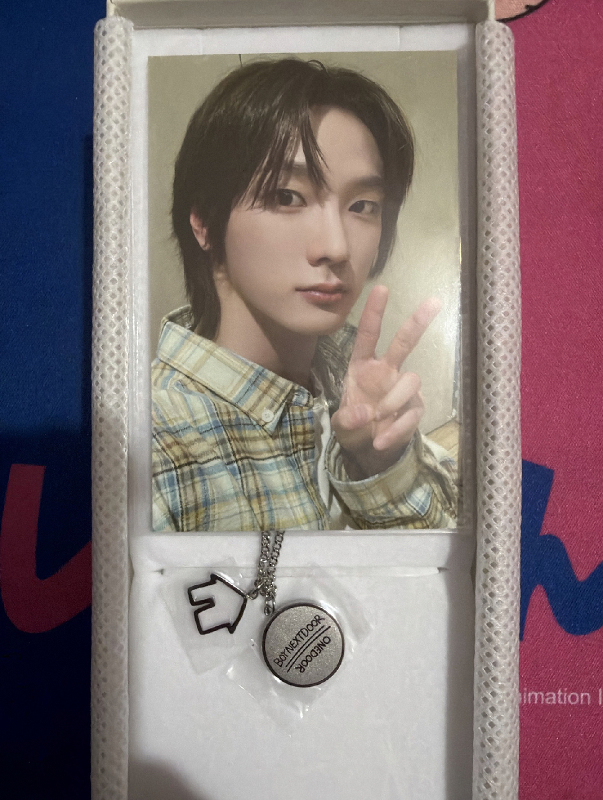 SEUNGHO一週年項鍊含小卡