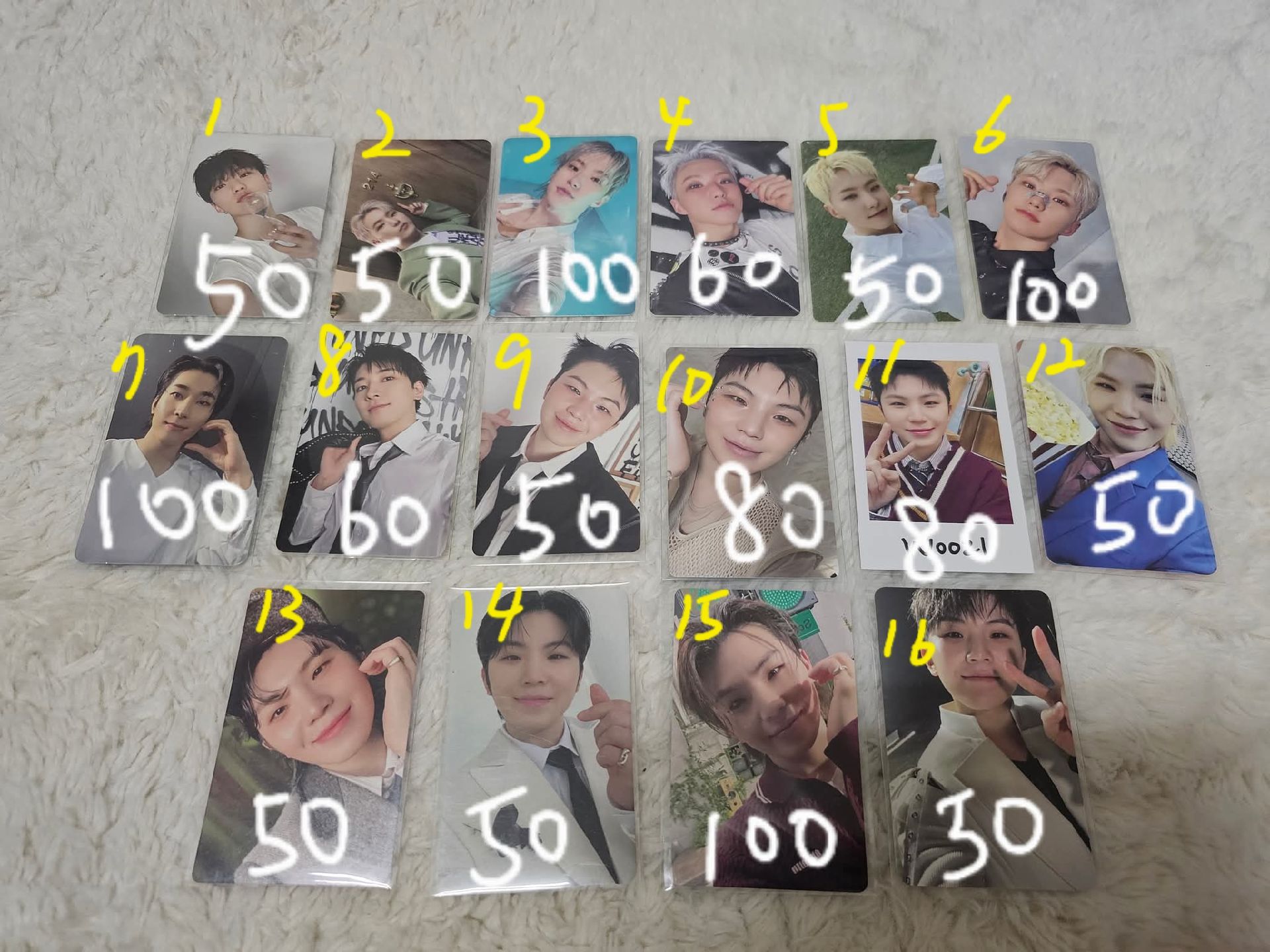 榮圓勳小卡 全收-$50（請私訊）