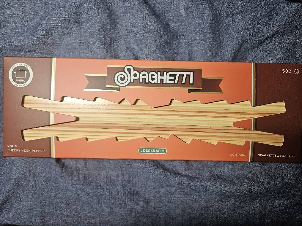 SPAGHETTI 專輯 VOL.3 空專 (❗️有廠損，詳見圖二和三)