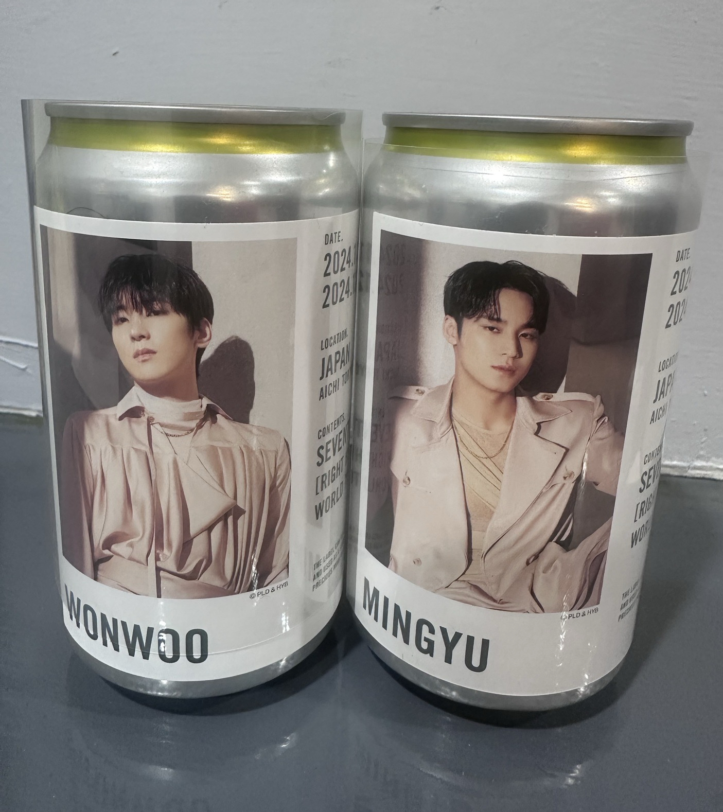 RightHere 日巡限定 飲料貼紙組 全圓佑+金珉奎