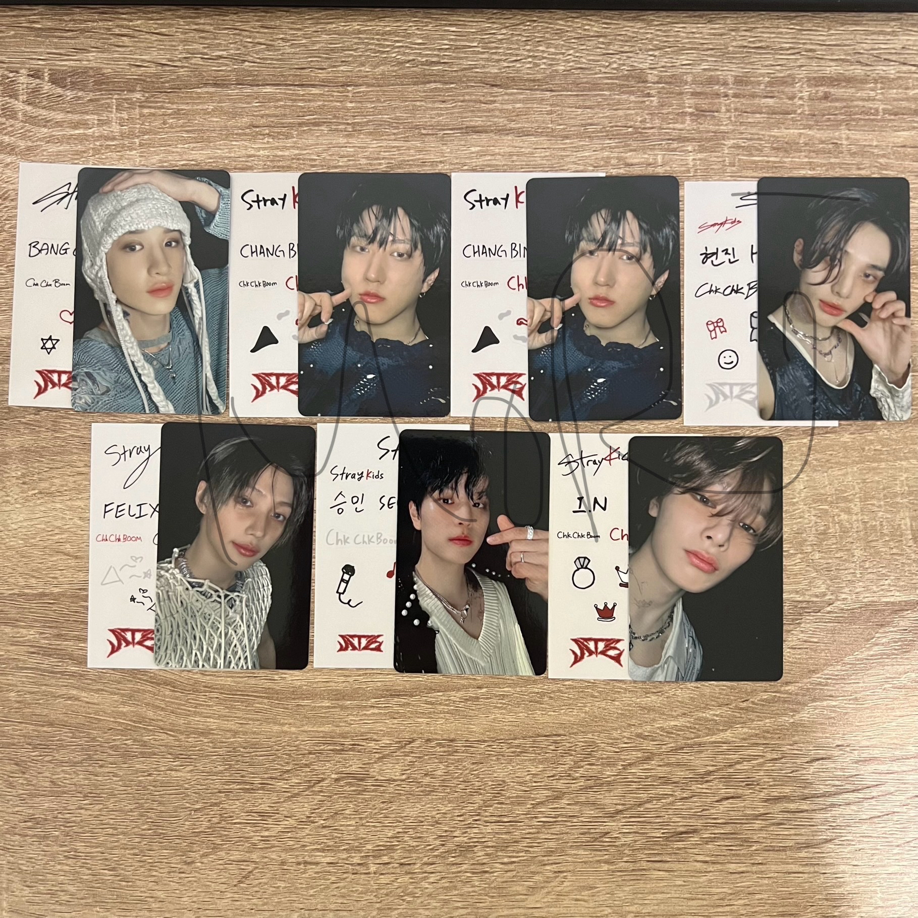 Stray kids ATE 電子專 JYP 特典卡 小卡 Nemo ver