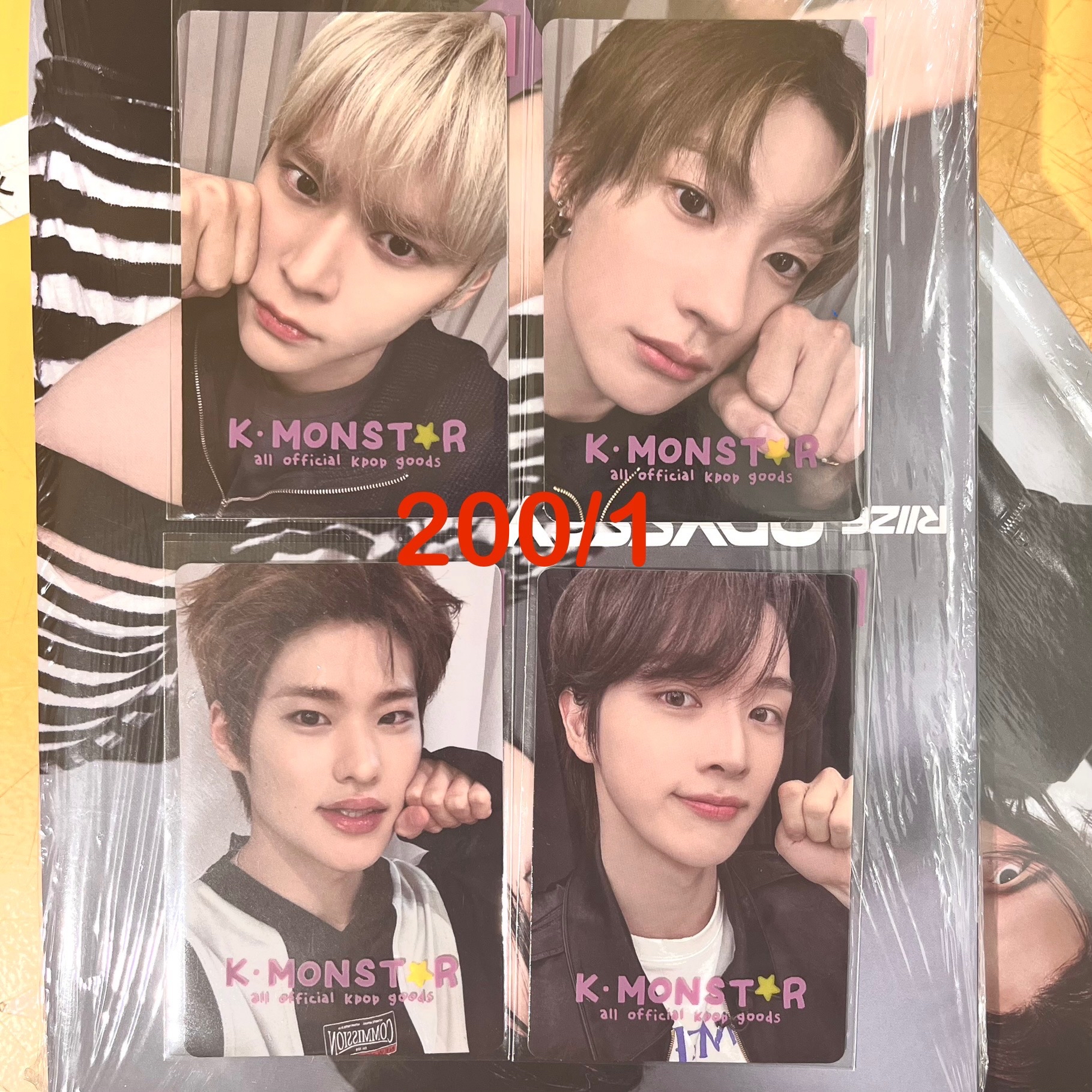 Riize KM台北場 簽售卡