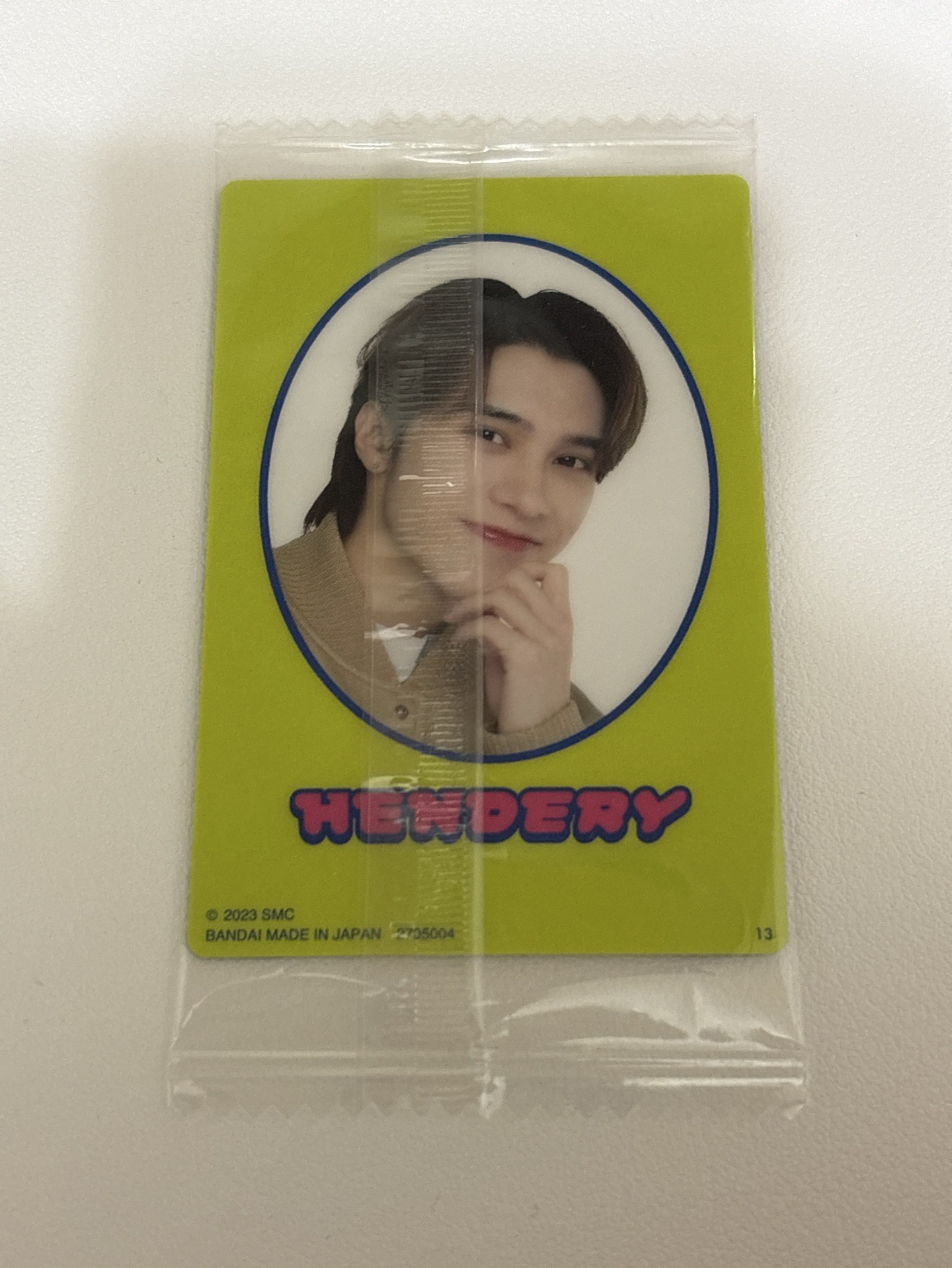 HENDERY威化餅乾小卡