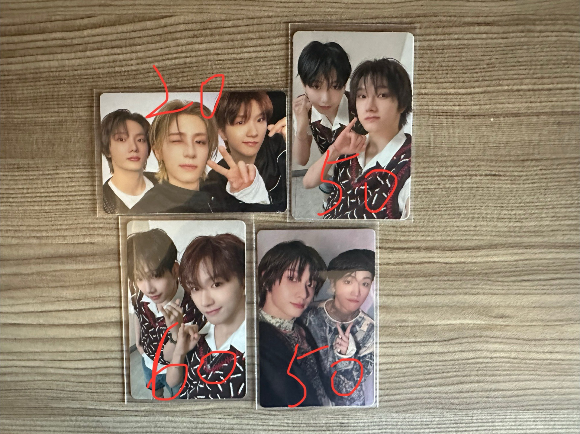 BOYNEXTDOOR 雙人卡 三人卡