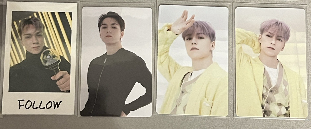 follow/follow again 隨機卡+拍立得共四張