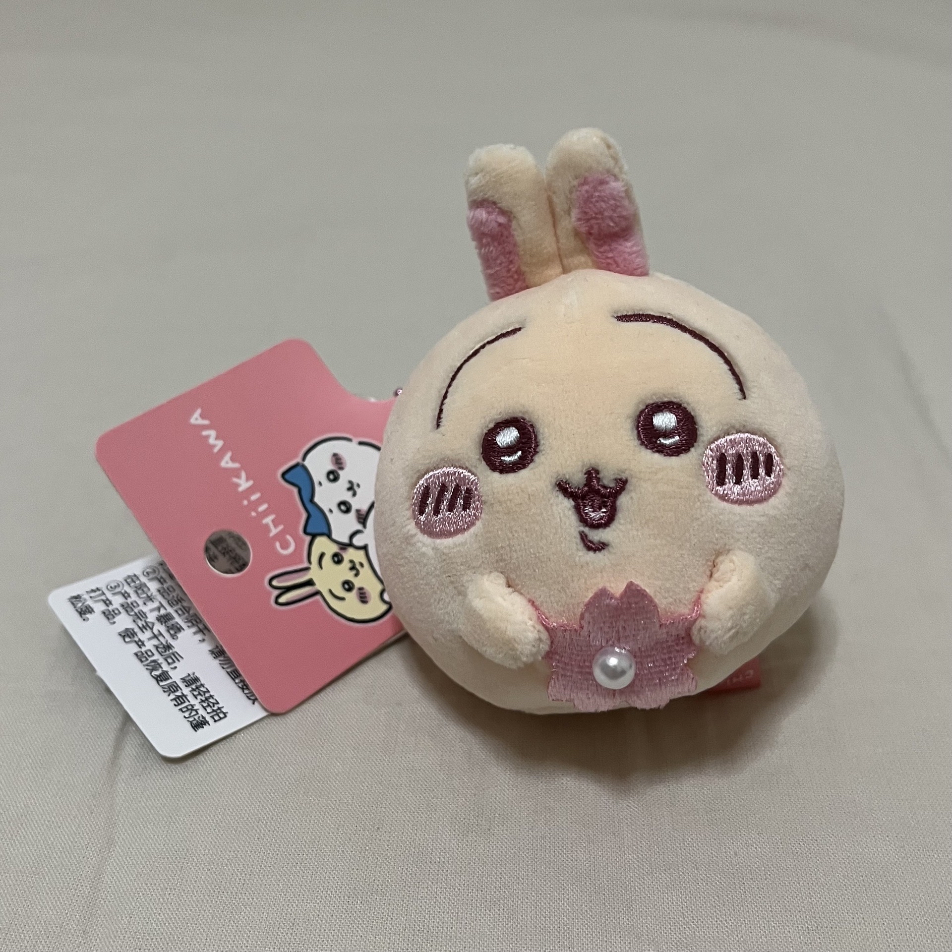 吉伊卡哇 Chiikawa ちいかわ miniso 名創優品 兔兔櫻花大福 (ˊo̴̶̷̤ꑣo̴̶̷̤ˋ)
