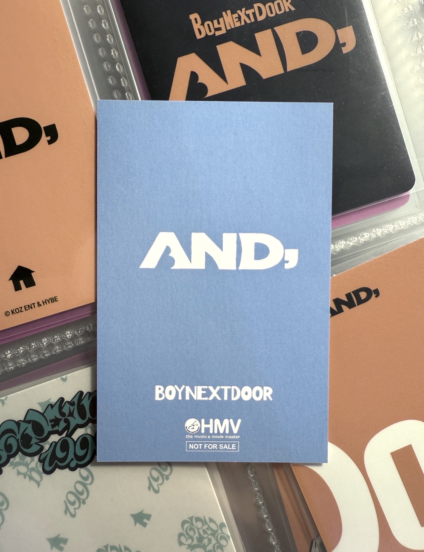 AND, hmv 抽選卡 明宰鉉