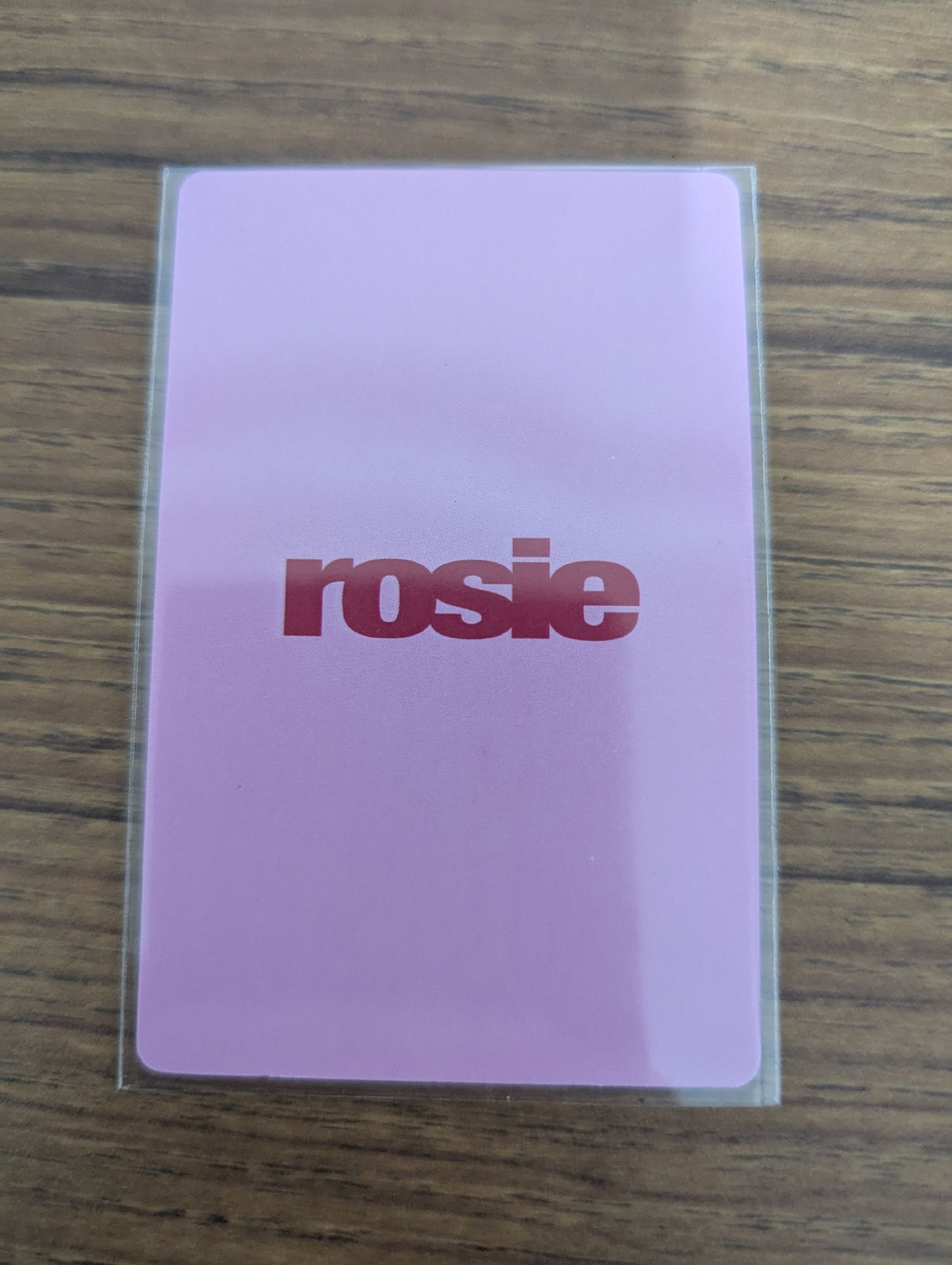 Rosie杭州快閃滿額單張