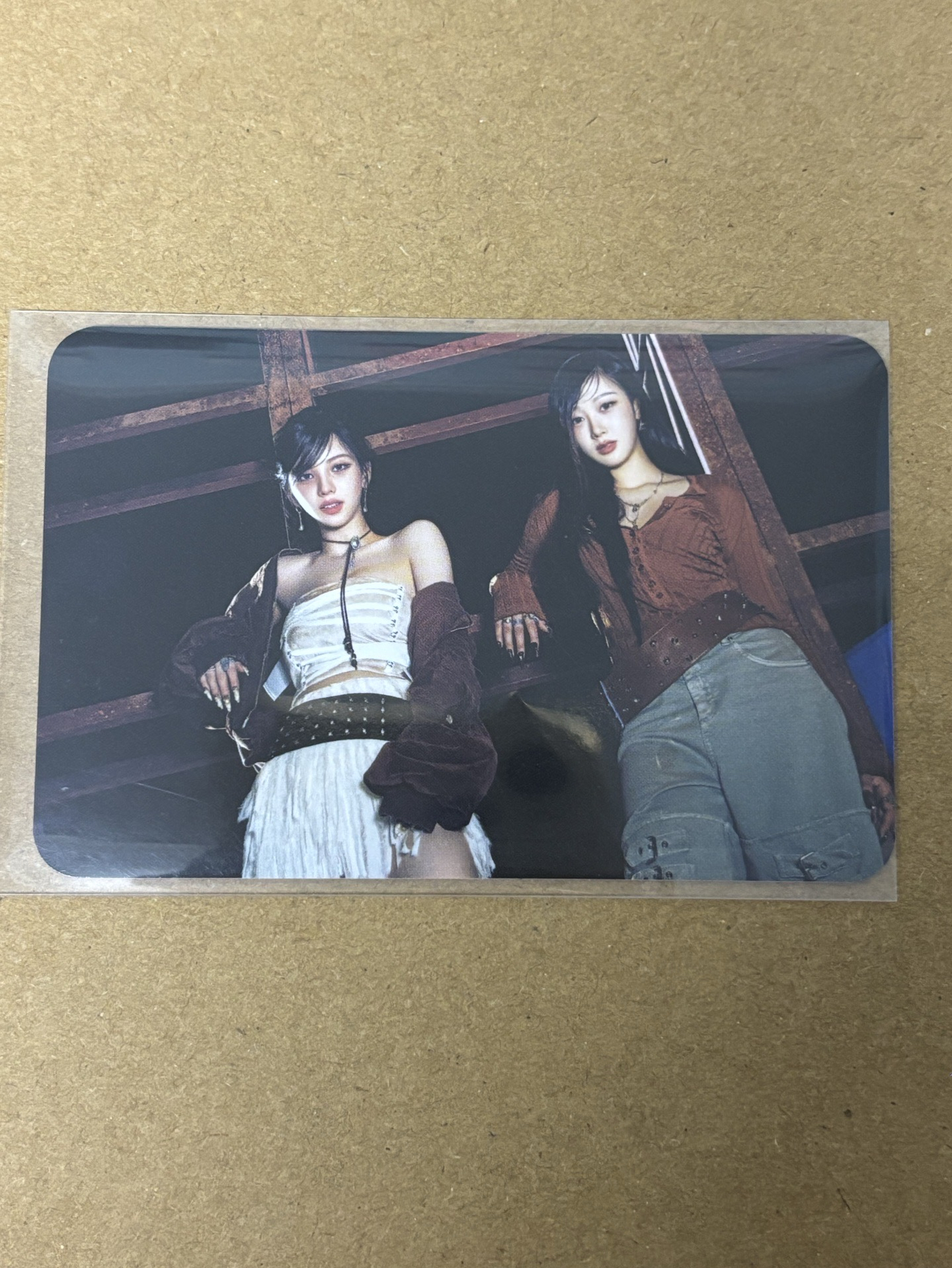 aespa Drama 周邊卡 快閃鐵盒柚吉雙人卡 團-00