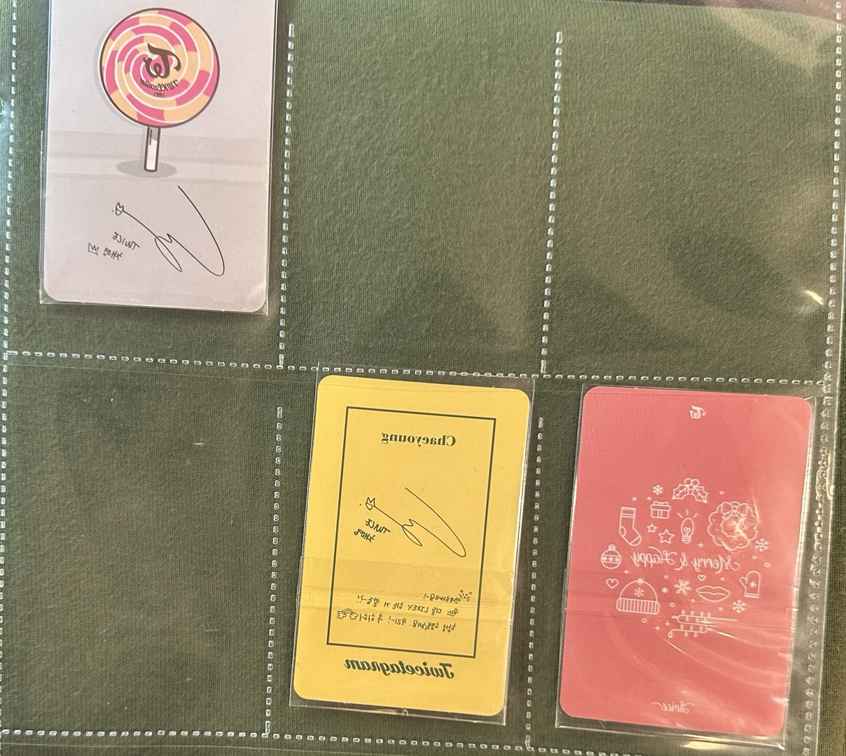 Twice 彩英 專卡 TT Twicetagram 聖誕專