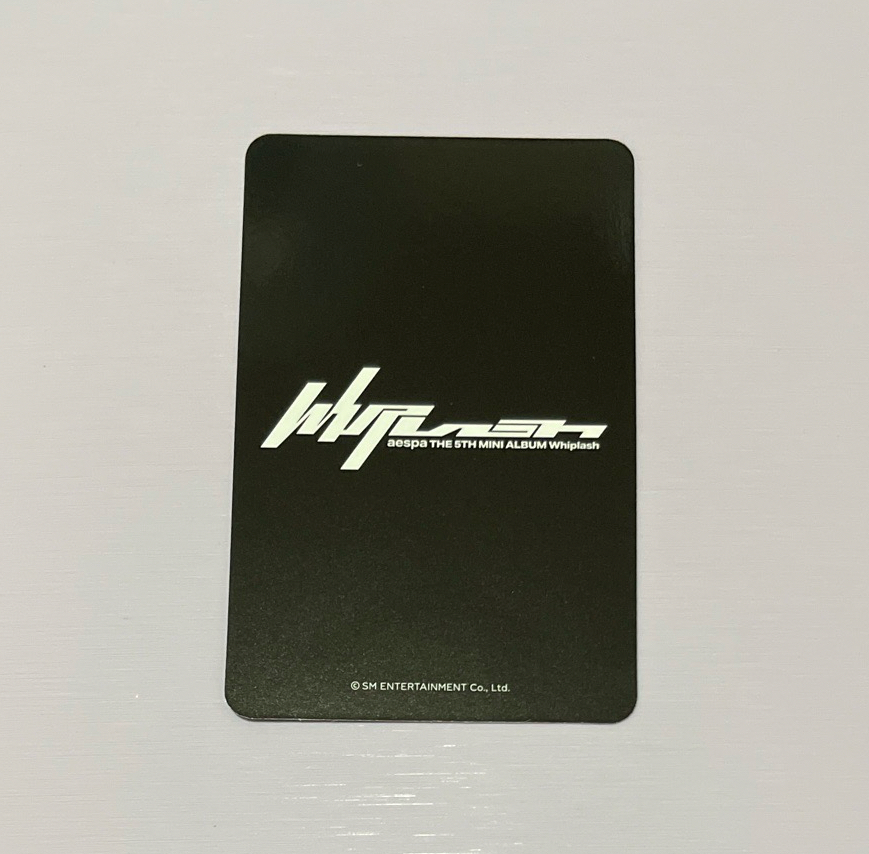 Whiplash sm 特典卡 Karina