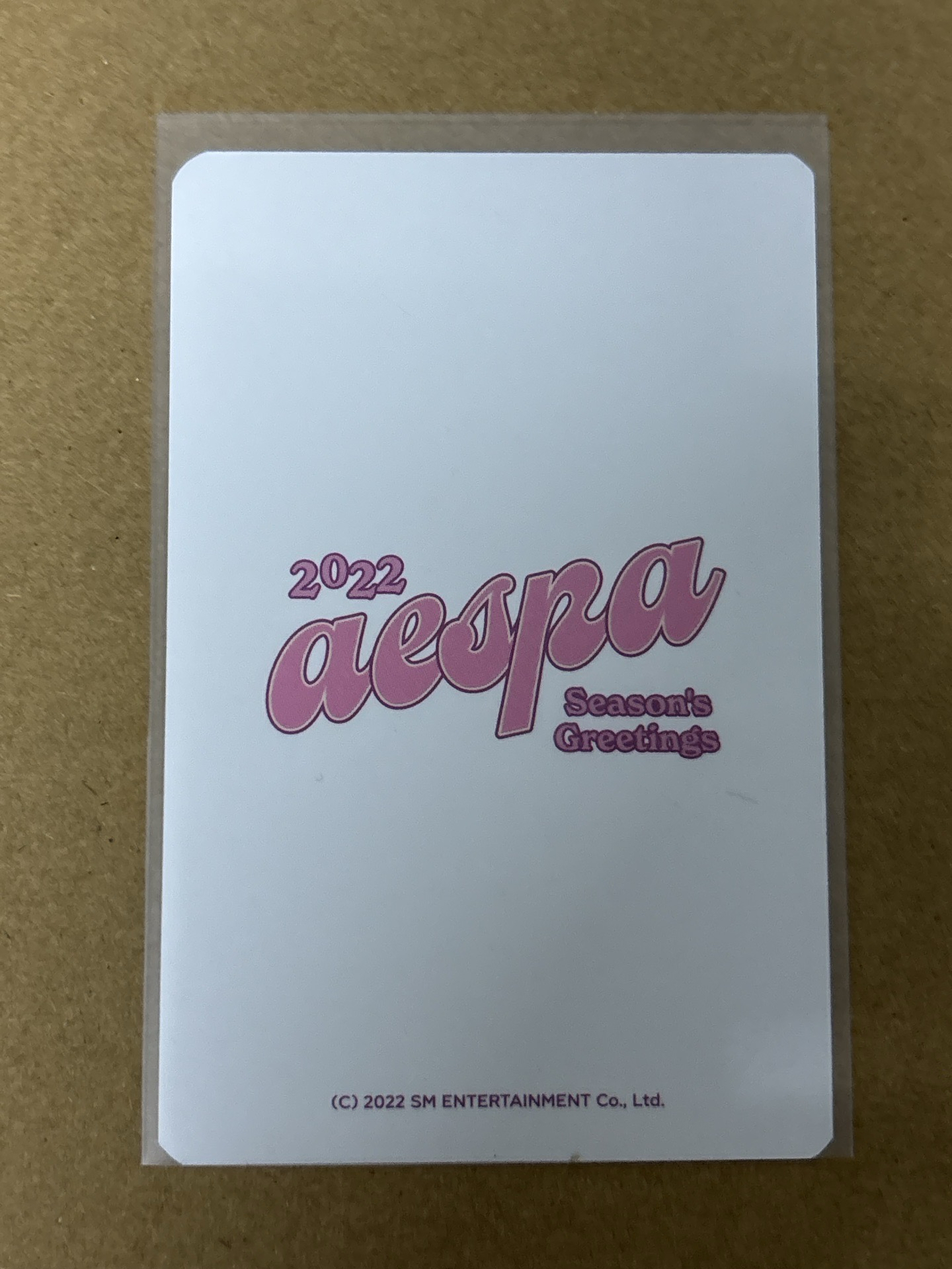 aespa Karina 柚子 2022年曆 周邊卡 後續 照片組柚