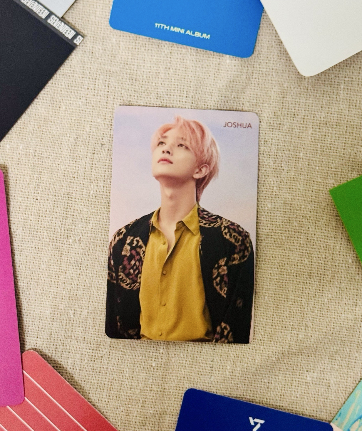 SEVENTEEN 知秀 JOSHUA 日專 HMV  特典卡