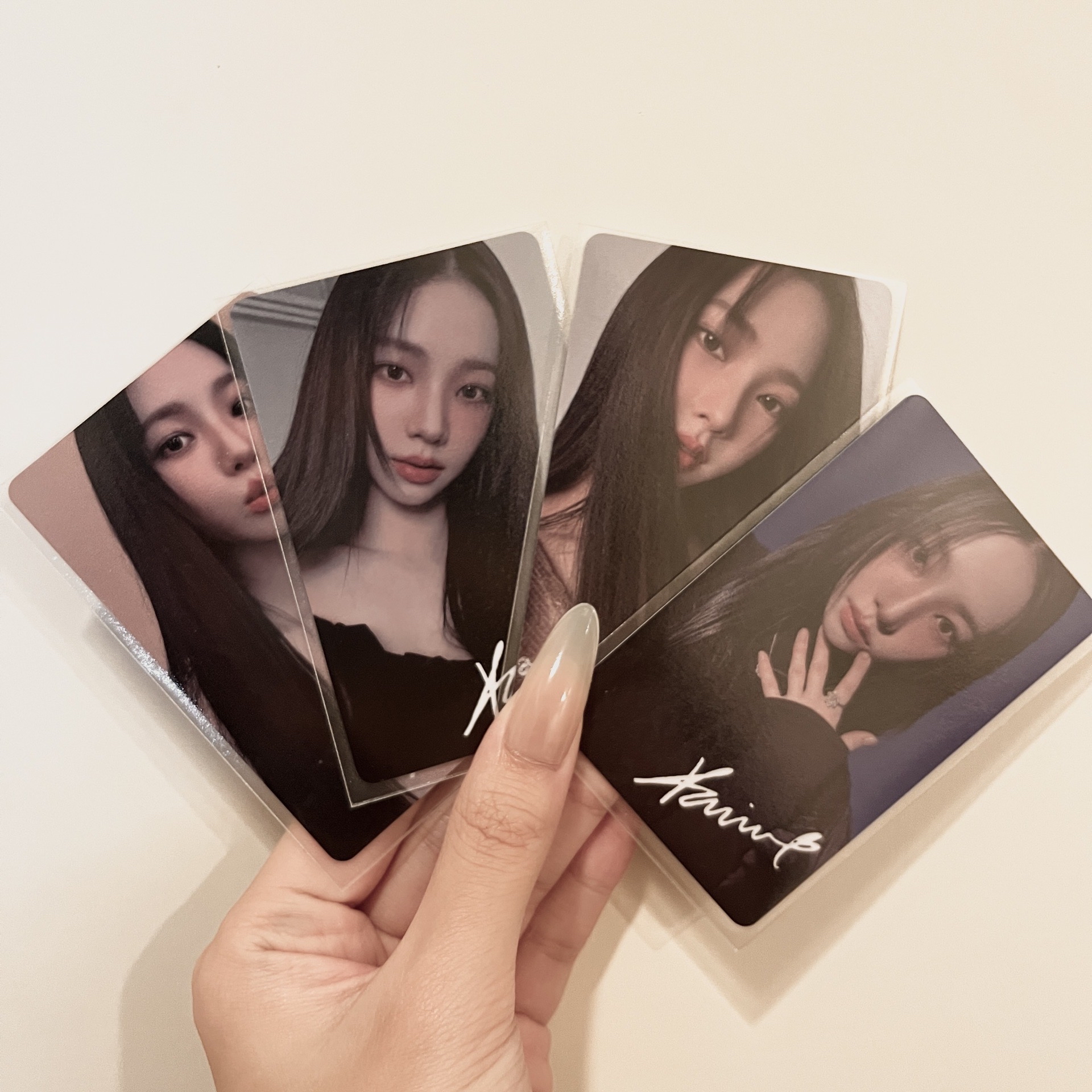 aespa CHIC雜誌卡柚 四張一起