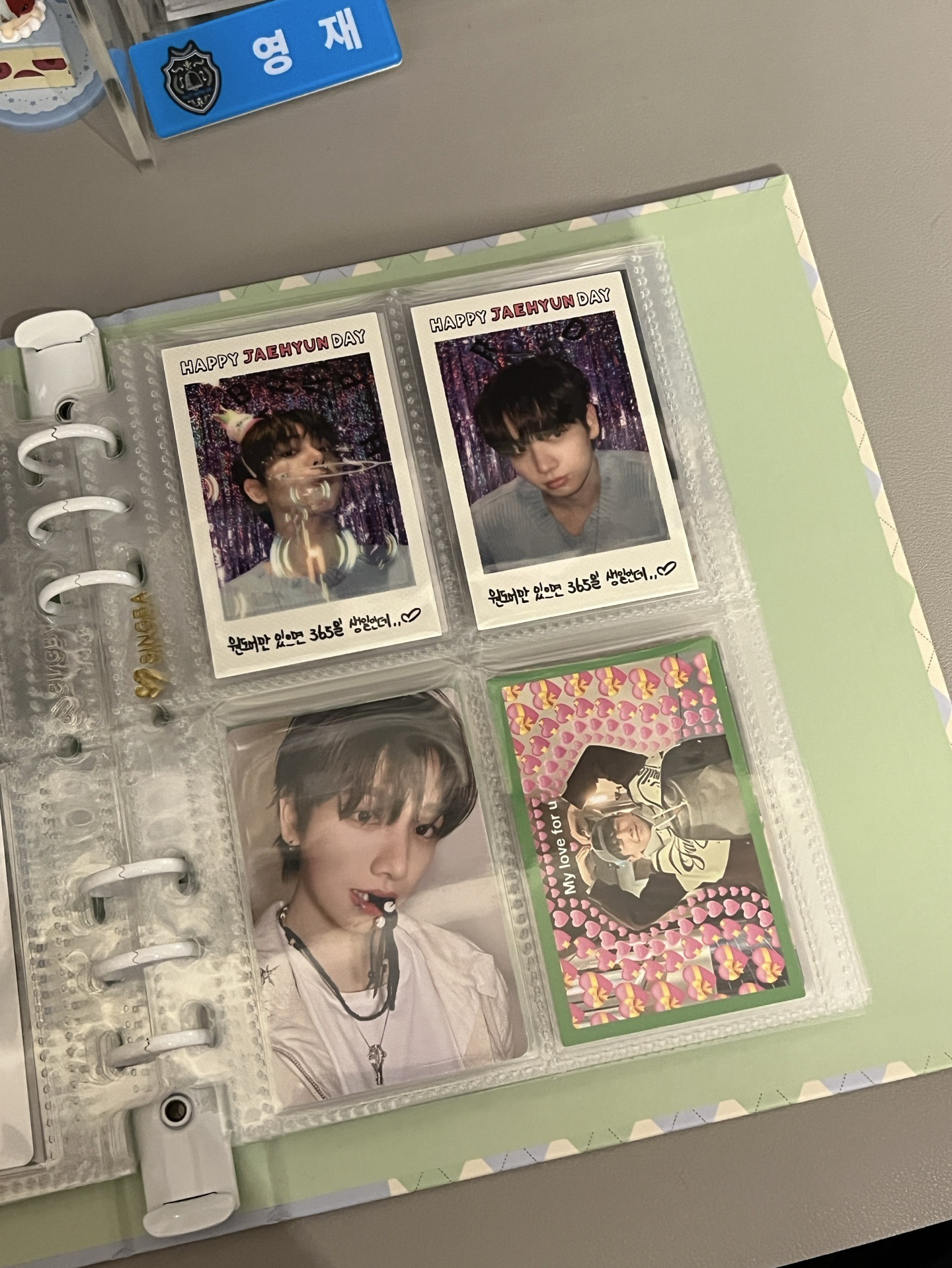 明宰炫（生日卡.黑框眼鏡wvs最後出）