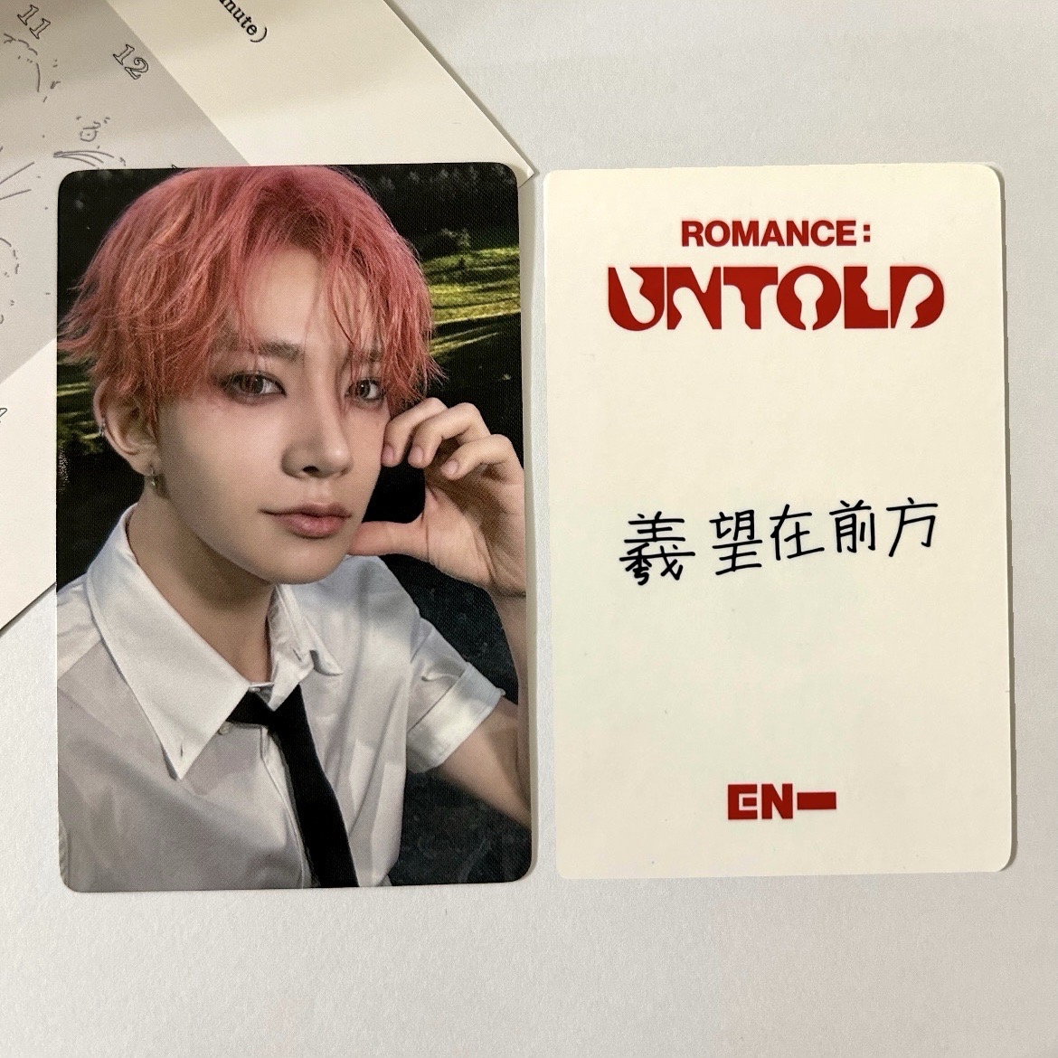 李羲承 中文卡背 李羲承小卡 一直娛