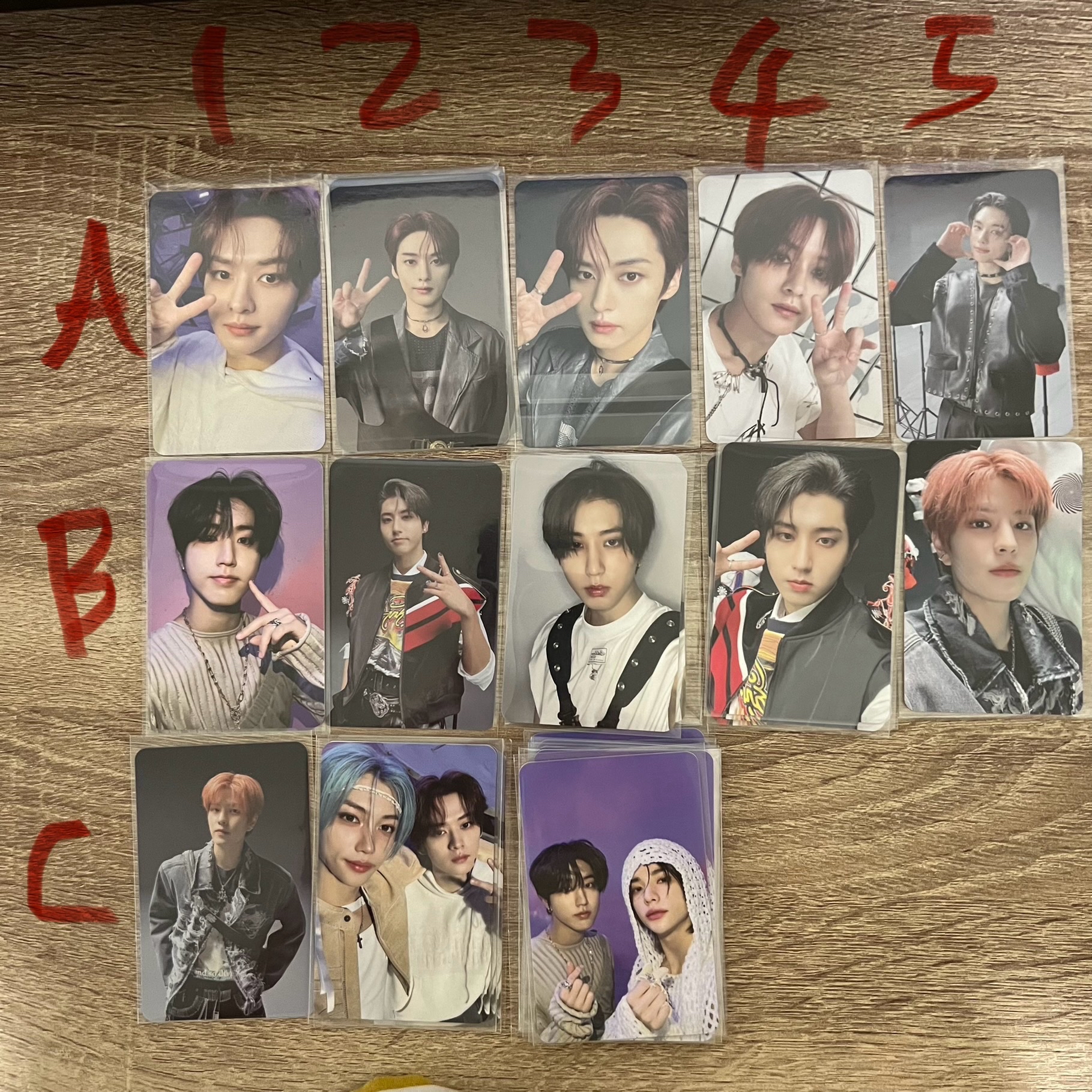 Stray kids 樂Star 專卡 小卡 雙人卡