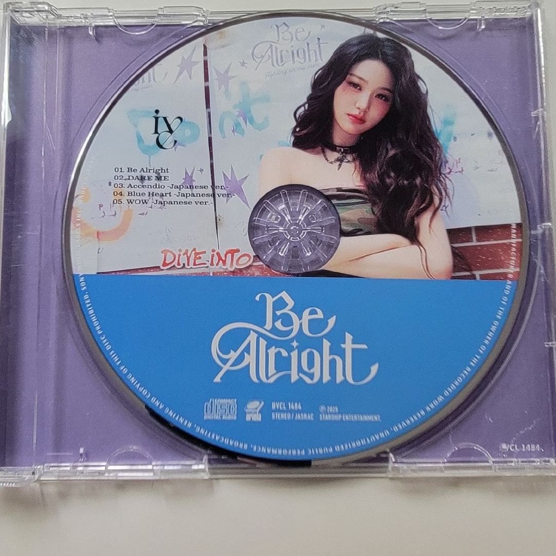 Be Alright 通常盤 員CD 