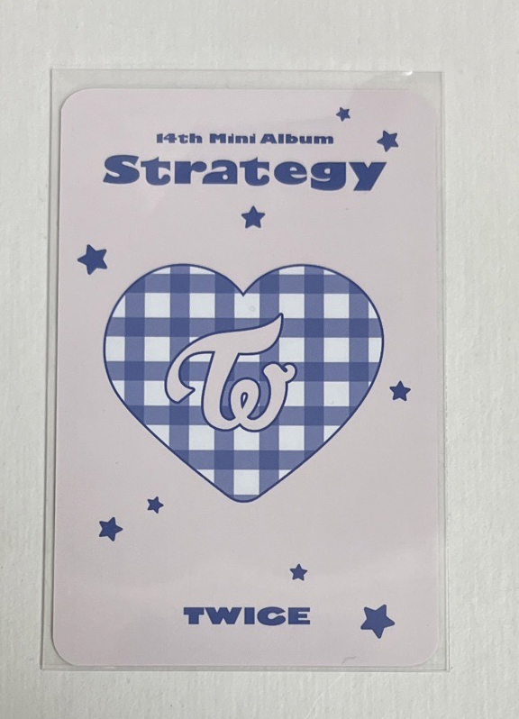 TWICE 子瑜 鐵盒卡 Strategy 