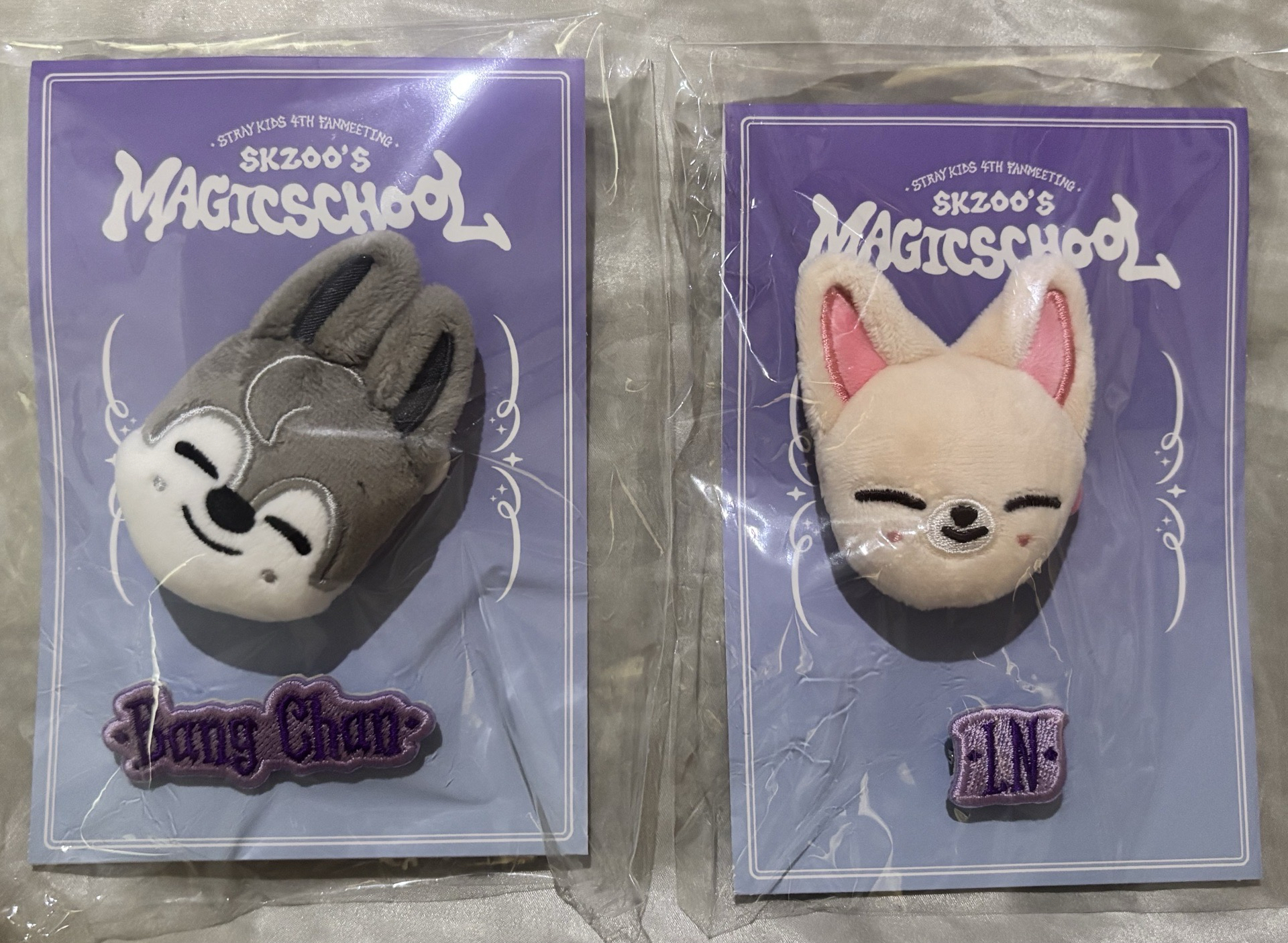 Stray Kids Magic School🪄 SKZOO大頭胸章徽章 方燦Bangchan 精寅I.N