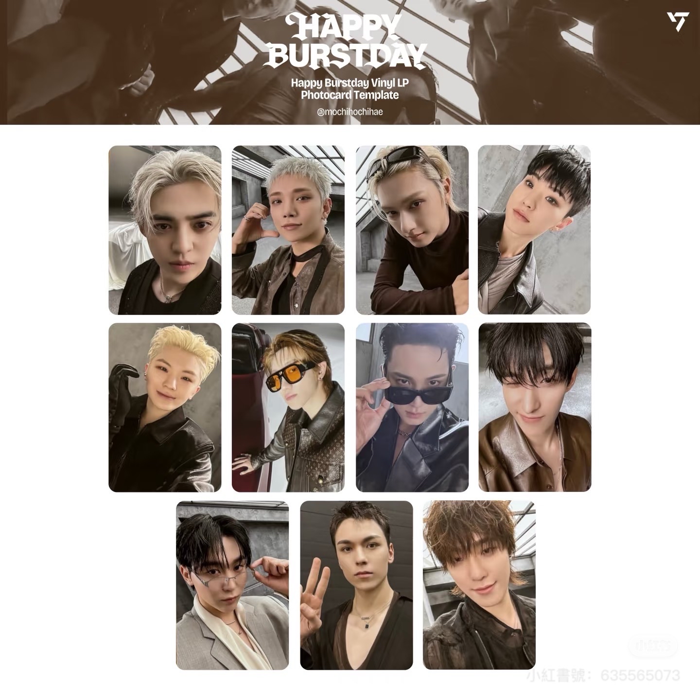 黑膠小卡含明信片