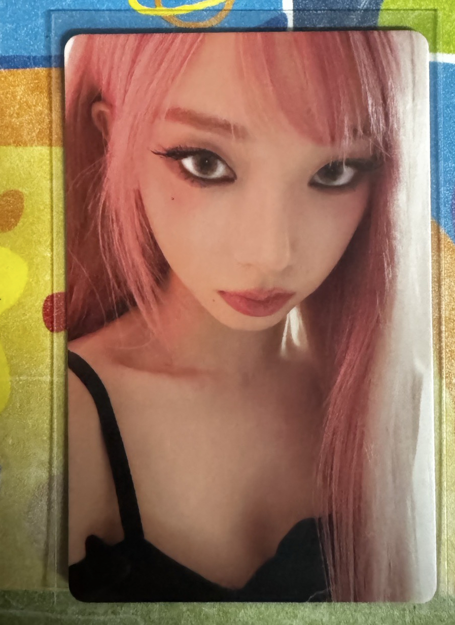 aespa karina pusspuss 雜誌卡