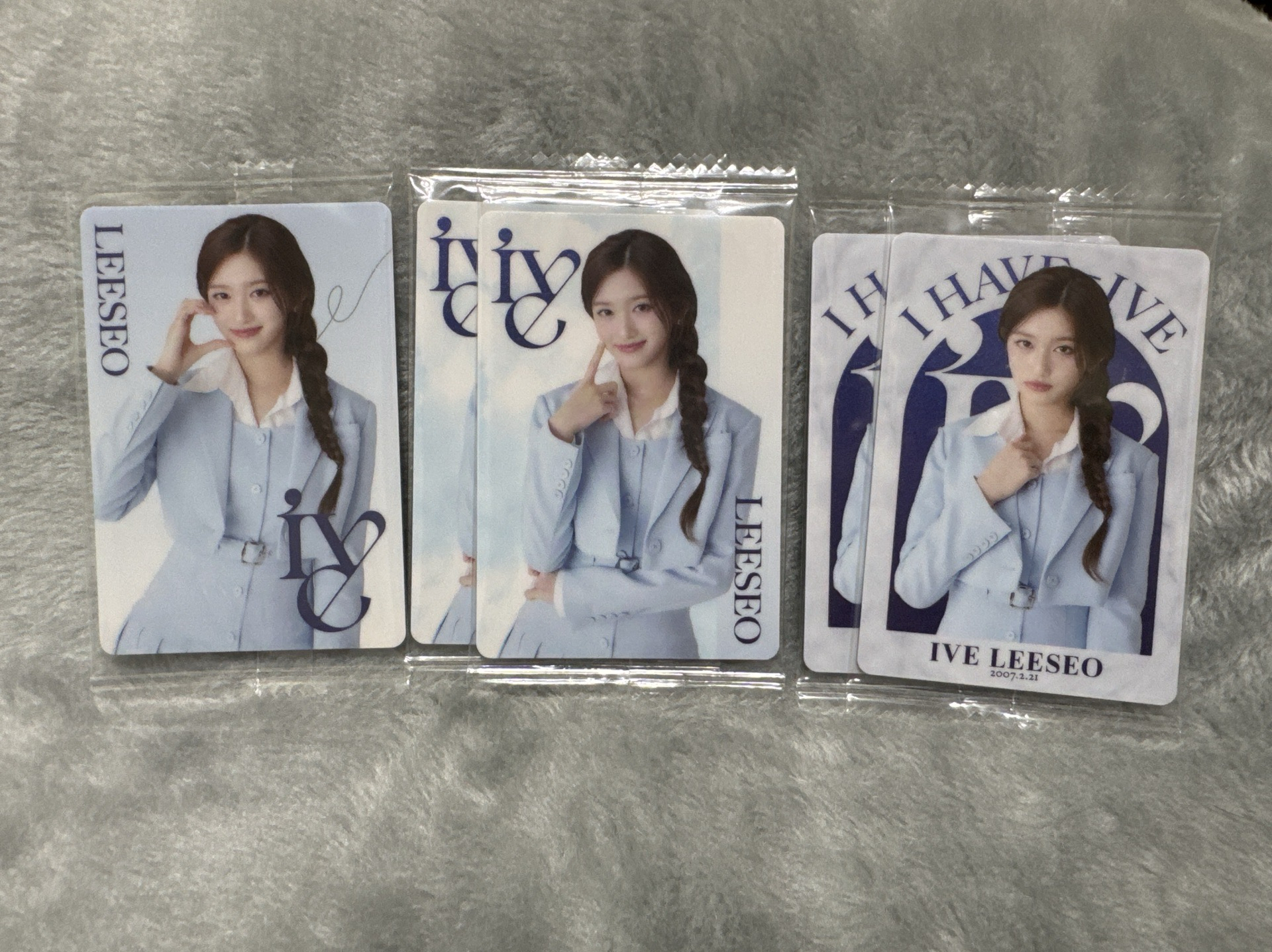IVE 李瑞 餅乾卡