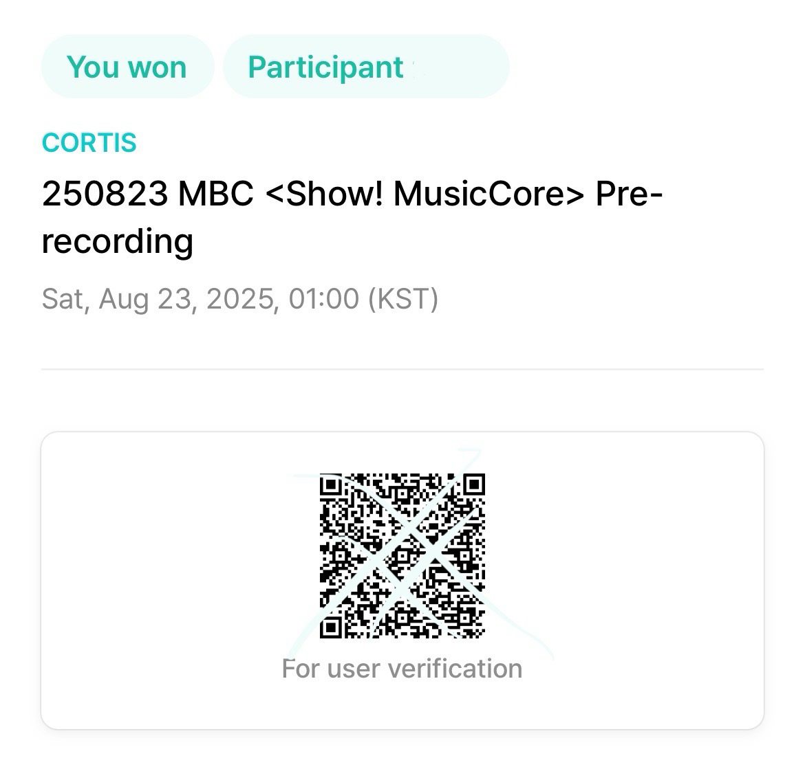 JUHOON 迷一 打歌卡 出道預錄 公放卡