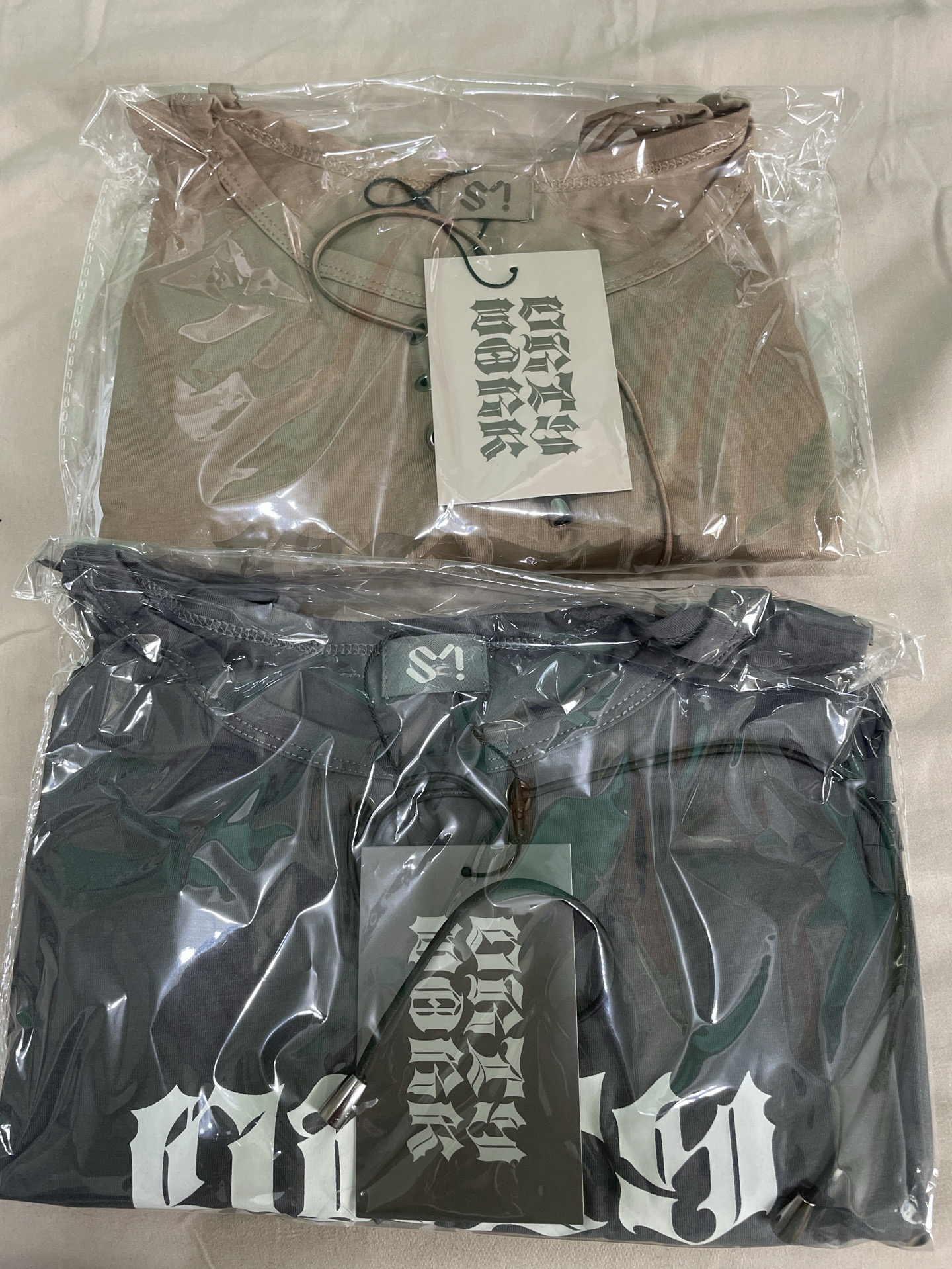 Dirty Work 中國MD上衣 棕 灰