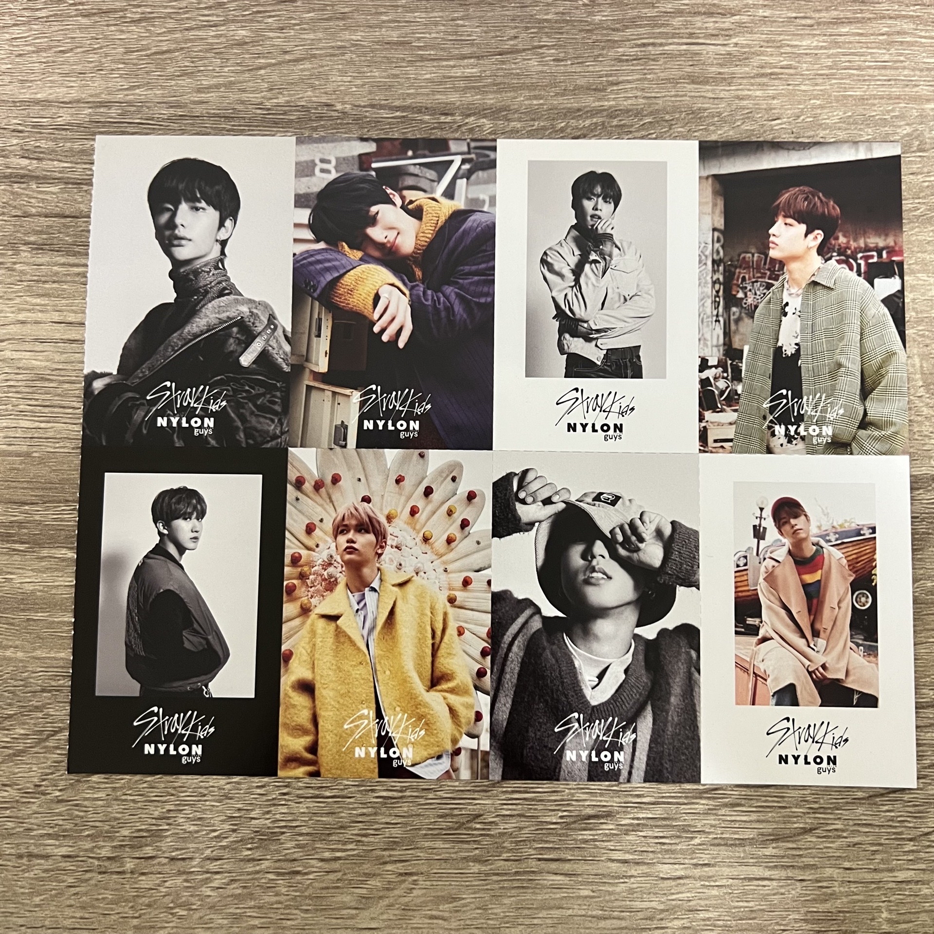 Stray kids 日本 Nylon 雜誌 附錄 小卡 2020/02