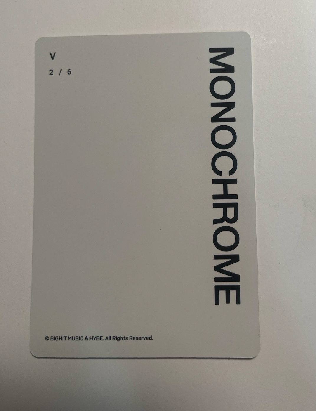 MONOCHROME 隨機卡