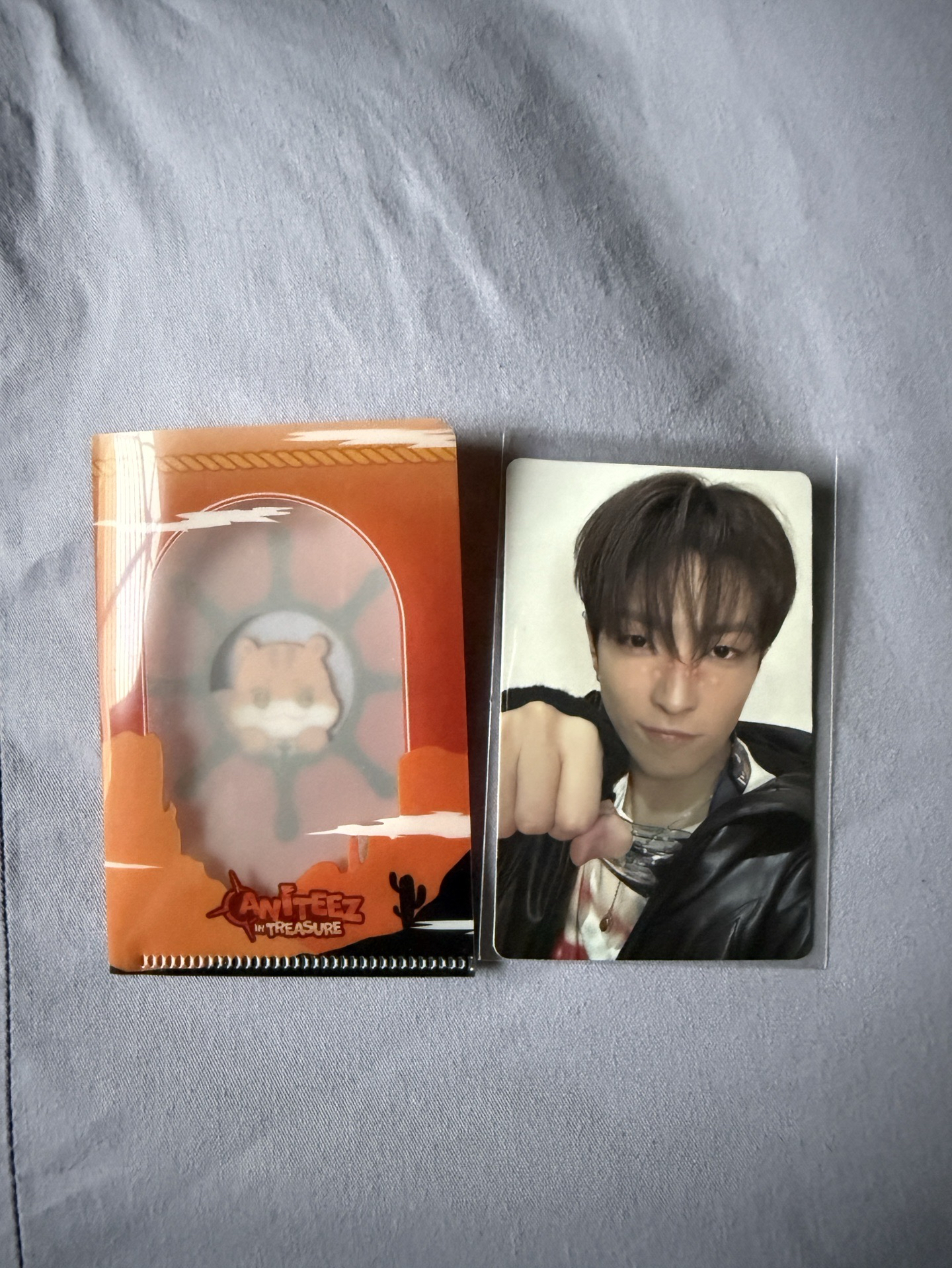 ateez 金弘中 小卡+小L夾