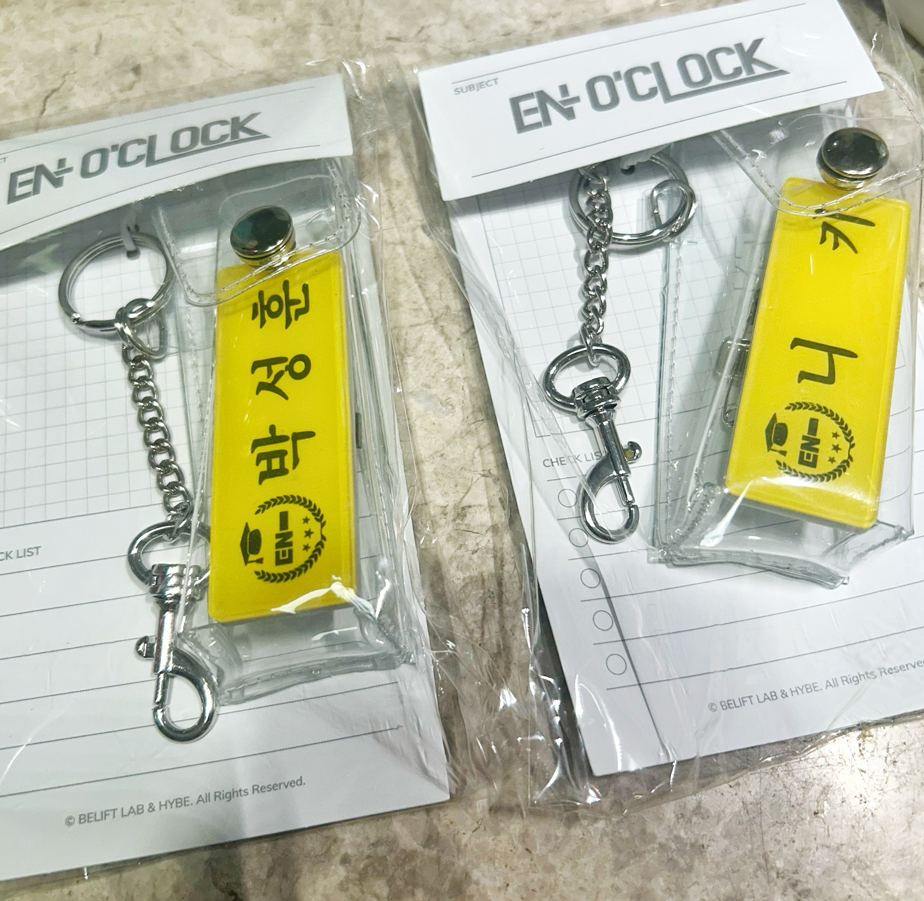 EN- O’CLOCK 訓 力 名牌吊飾組