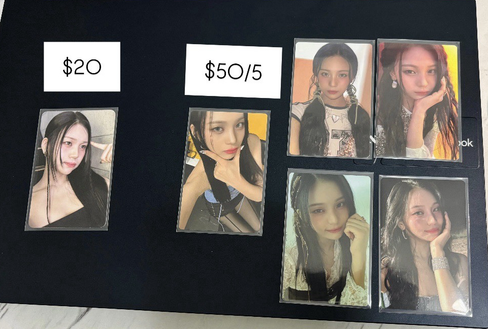 迷五 電子專卡五張一組