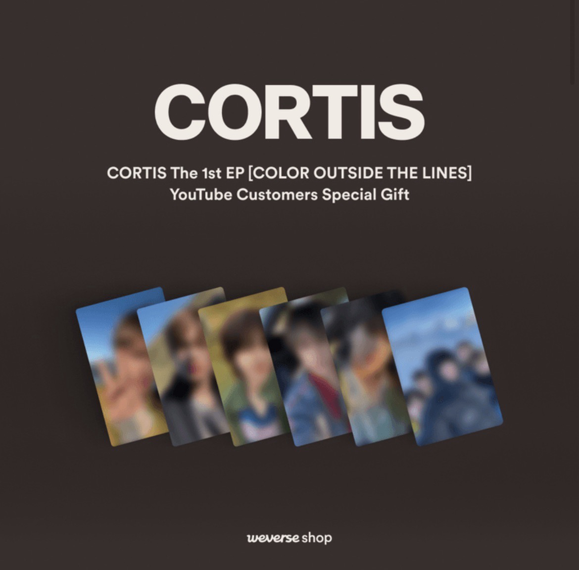 CORTIS YOUTUBE GIFT特典 專+卡