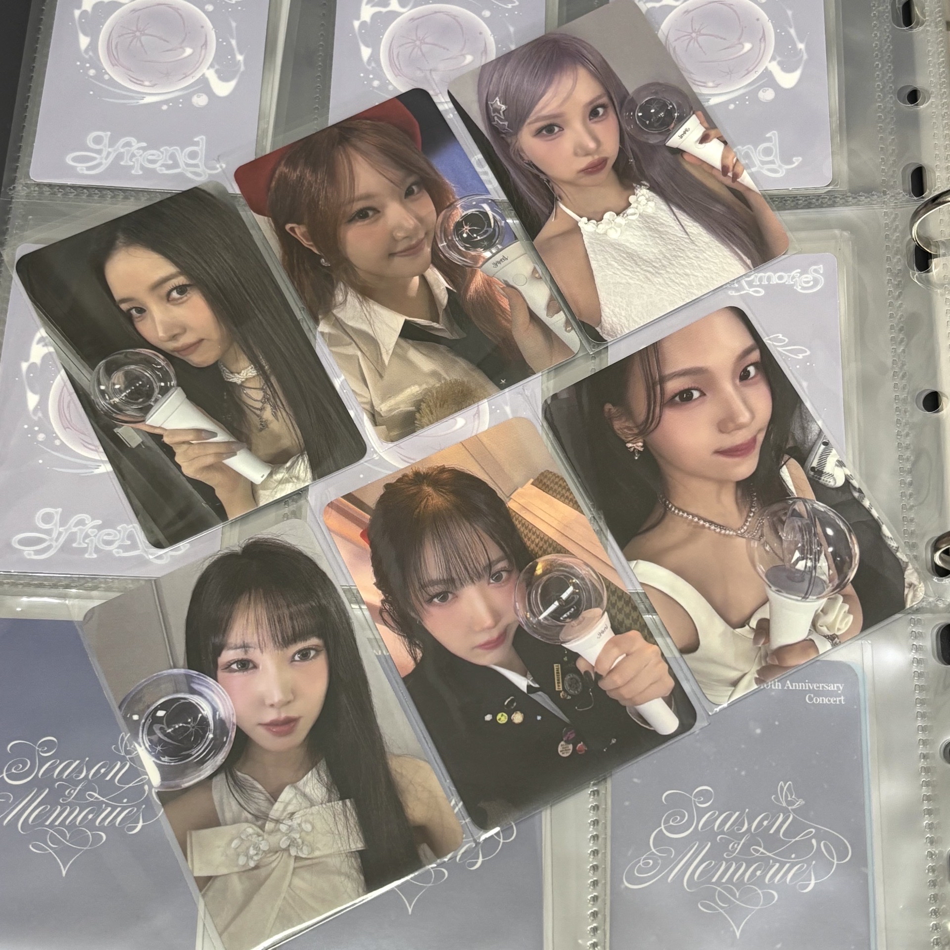 GFRIEND 三代手燈卡 十週年演唱會周邊卡 綁售