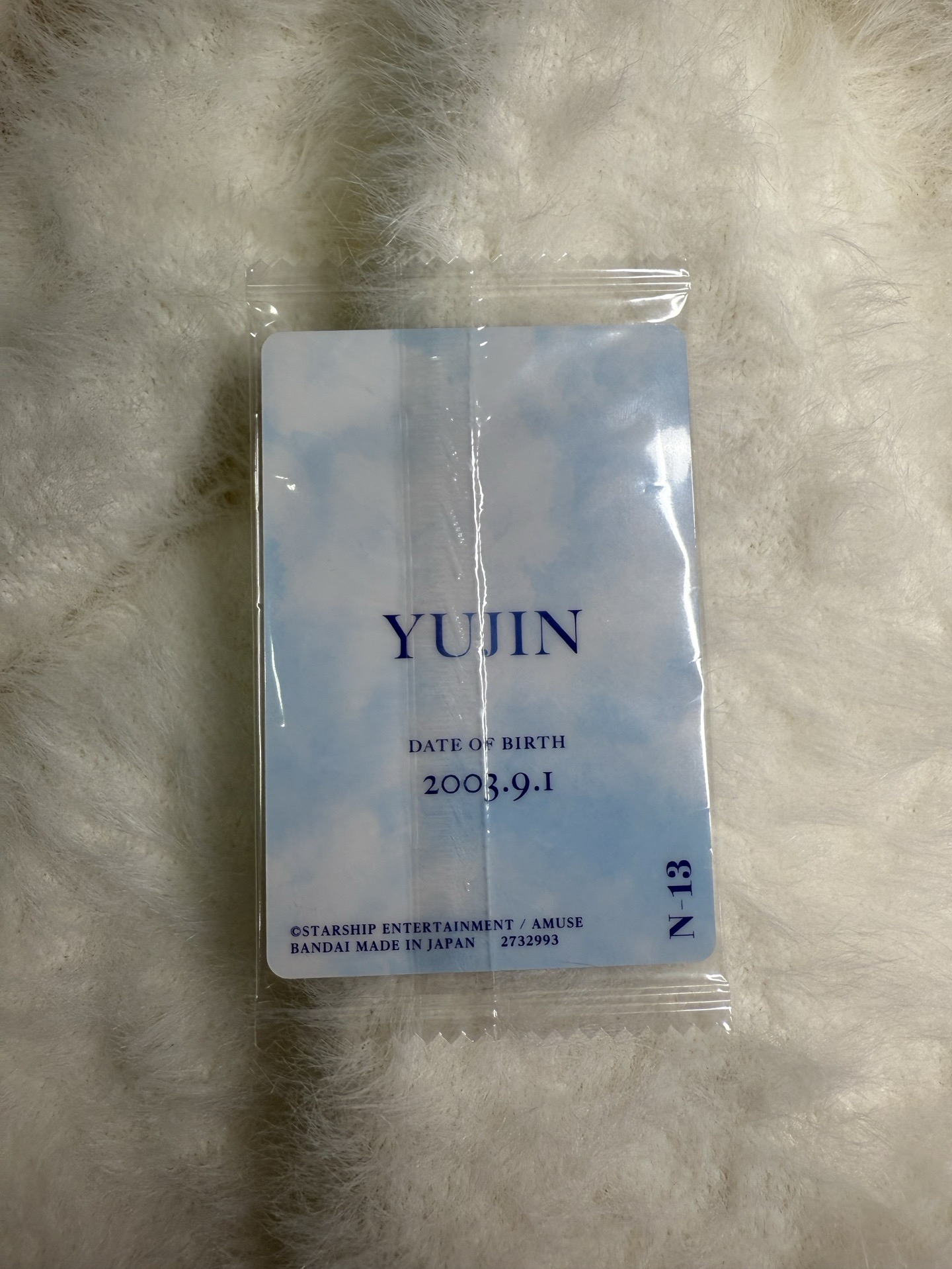 萬代餅乾隨機卡安 未拆
