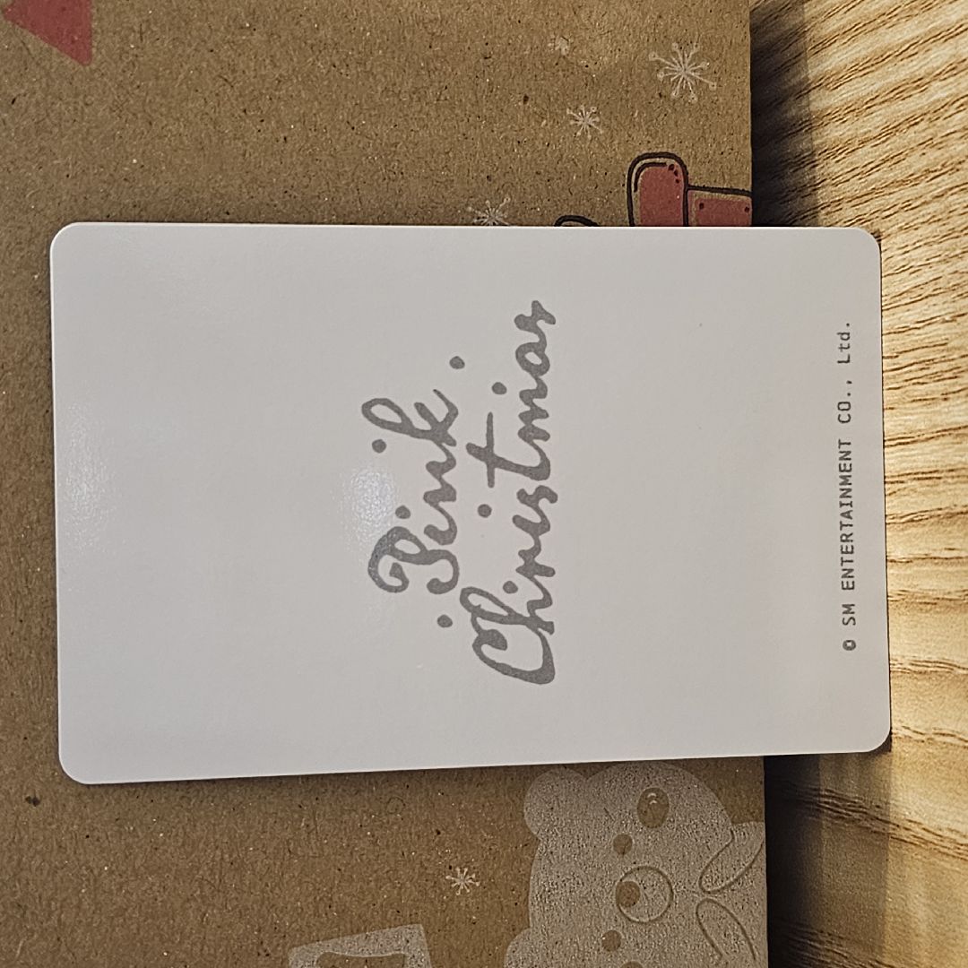 aespa PINK CHRISTMAS 聖誕隨機卡 Giselle&Winter