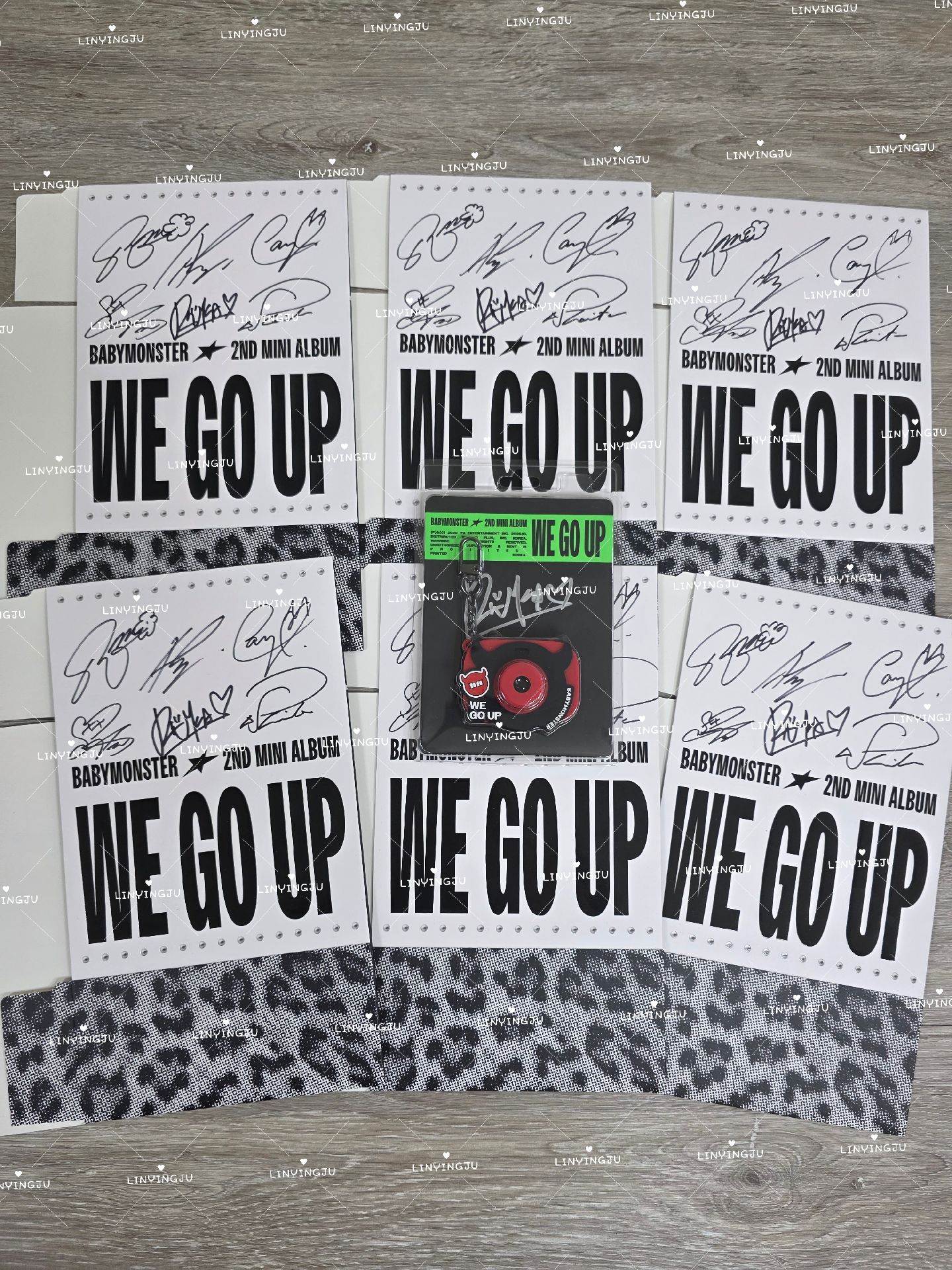 WE GO UP yg 快閃店 專輯 全員親簽外盒