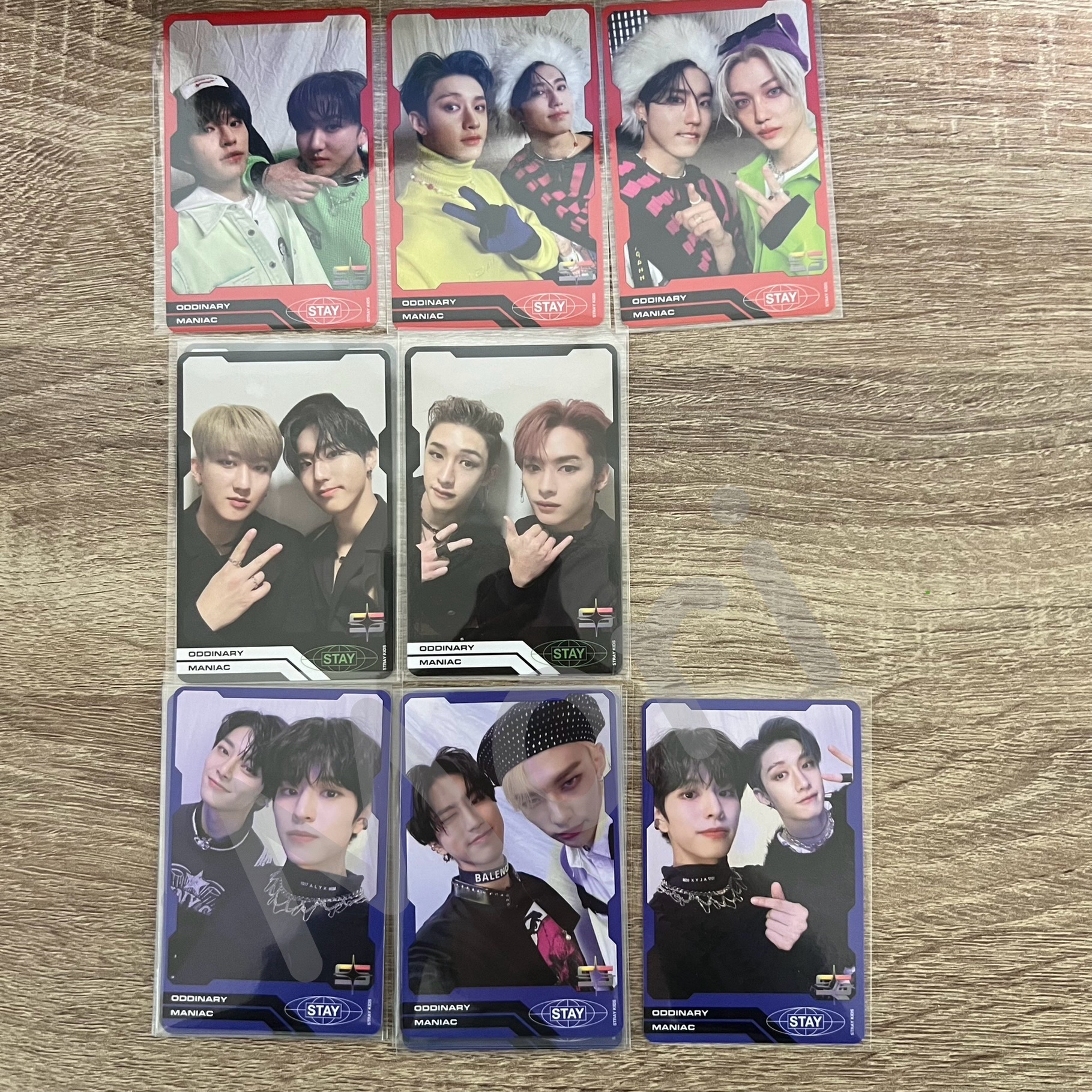 Stray kids Oddinary 雙人卡 小卡
