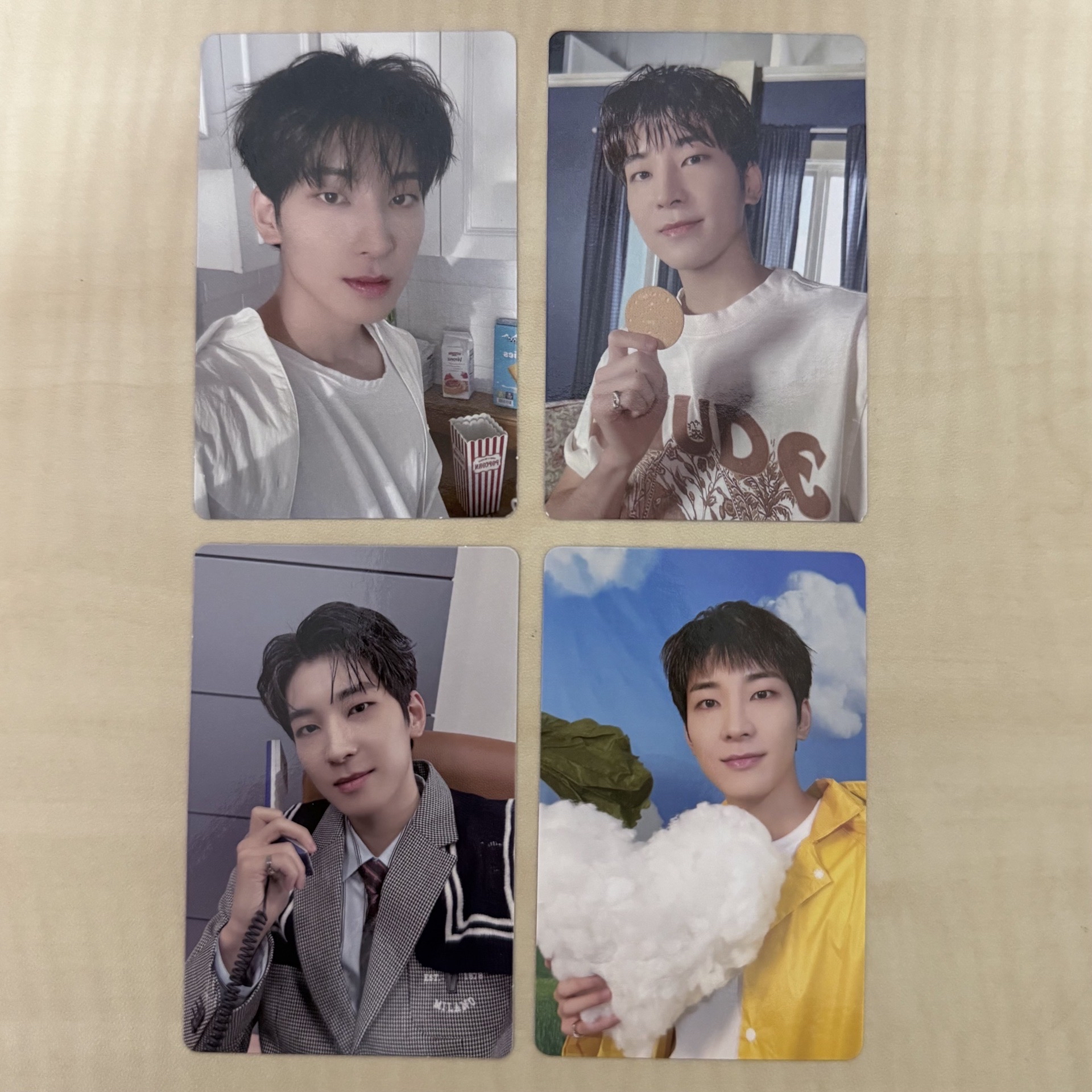 全圓佑 小卡 專卡 白衣圓 餅乾圓